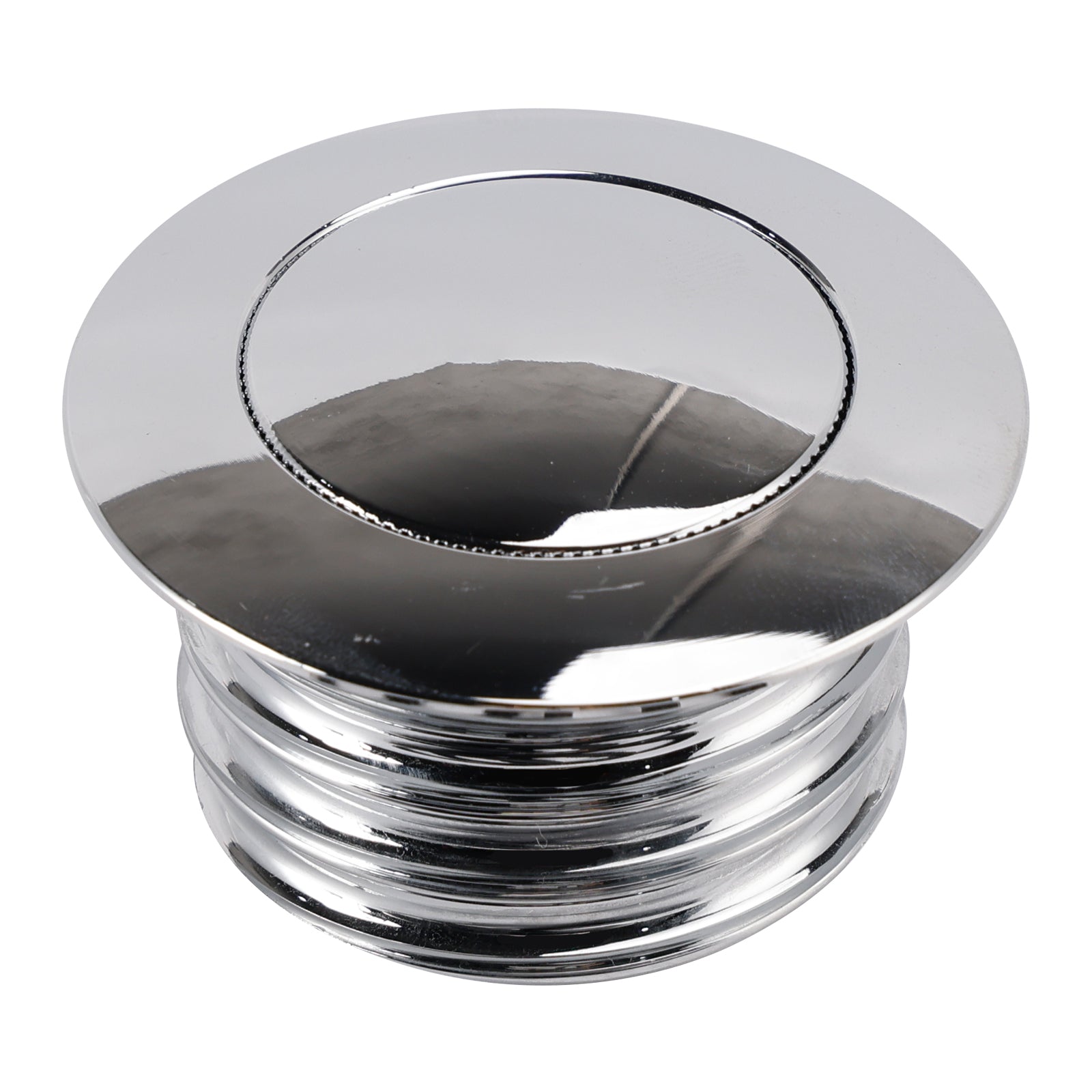 Chrome Pop-Up Gas Cap Vented For Softail Dyna Road King Sportster XL 1982-2019