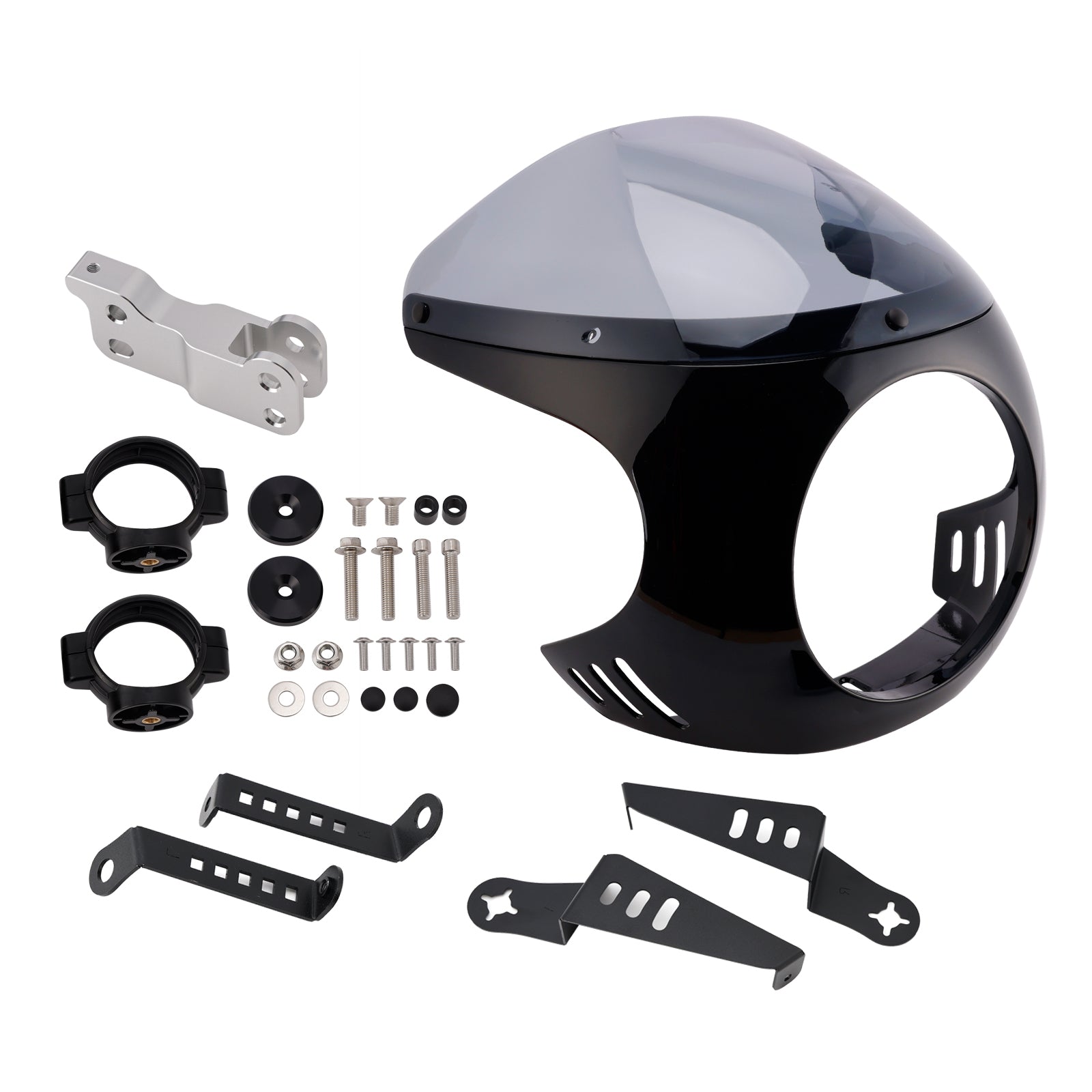Windshield WindScreen fit for BMW R NINE T 2014-2024 Black+Gray