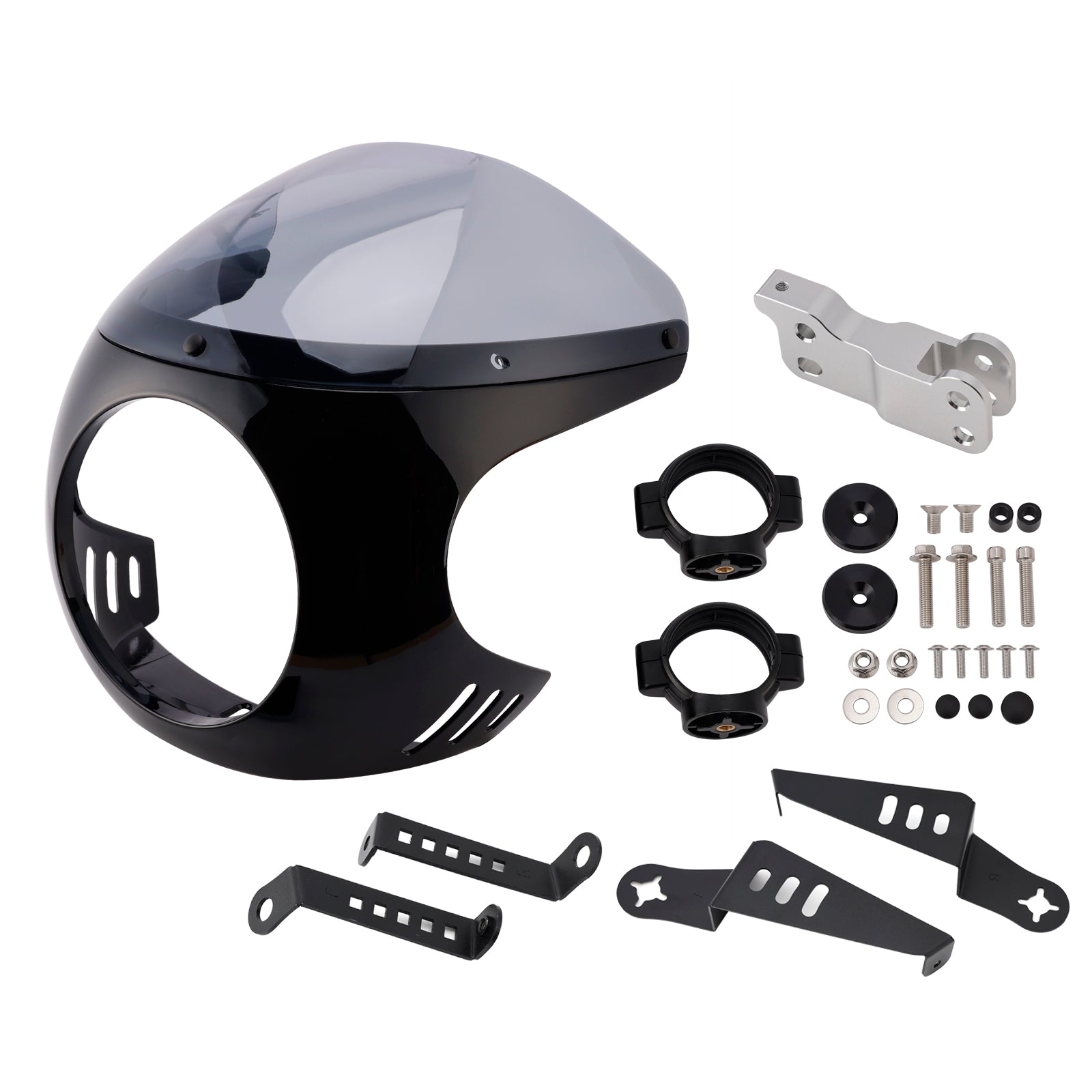 Windshield WindScreen fit for BMW R NINE T 2014-2024 Black+Gray