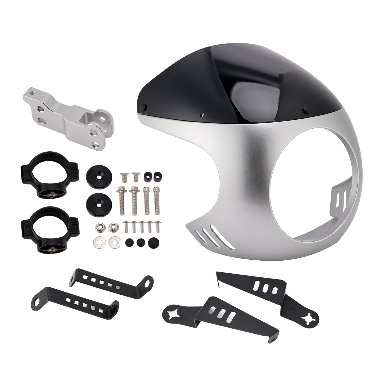 Windshield WindScreen fit for BMW R NINE T 2014-2024 Silver+Black