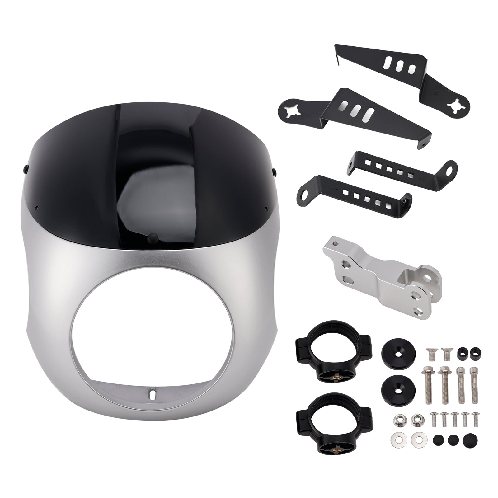 Windshield WindScreen fit for BMW R NINE T 2014-2024 Silver+Black