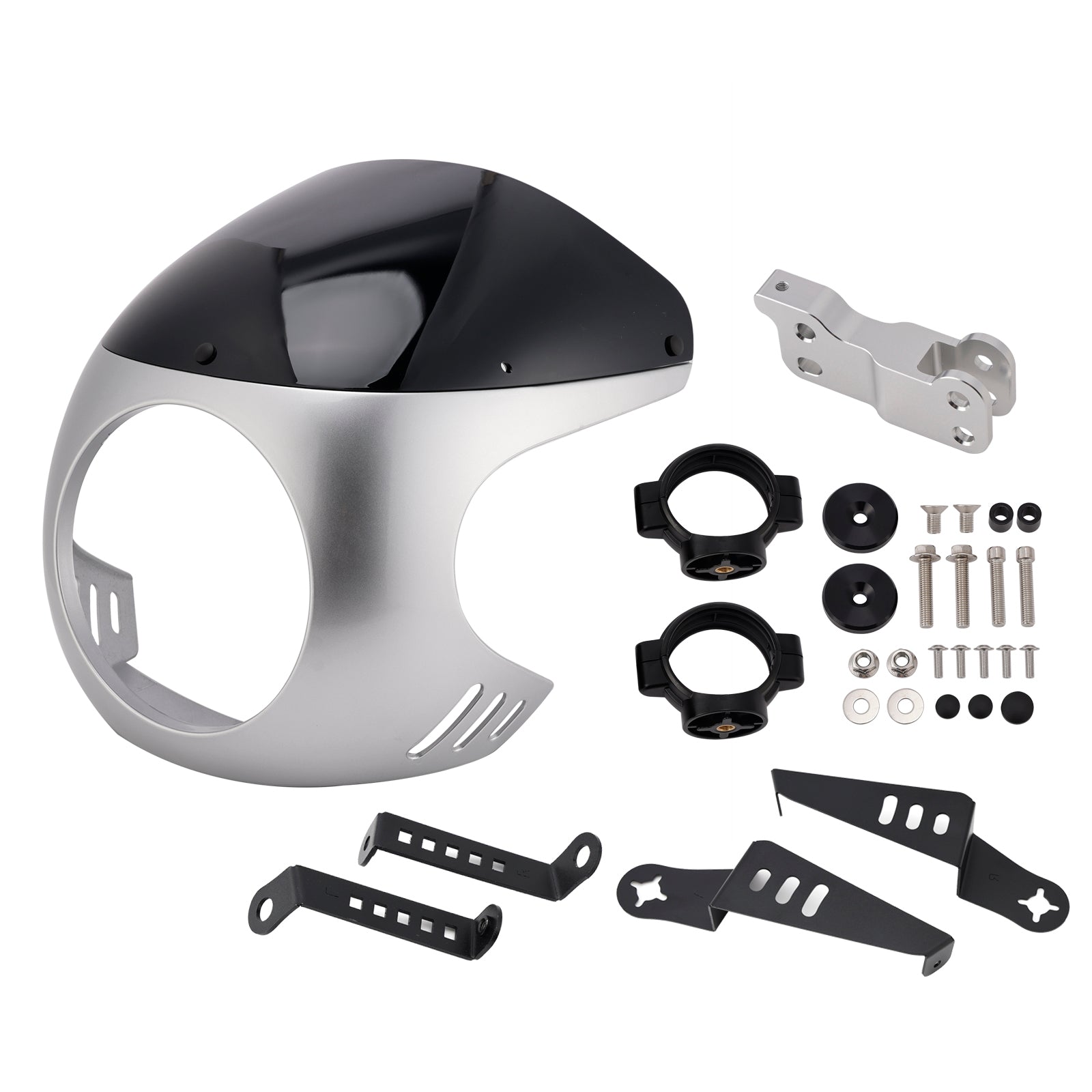 Windshield WindScreen fit for BMW R NINE T 2014-2024 Silver+Black