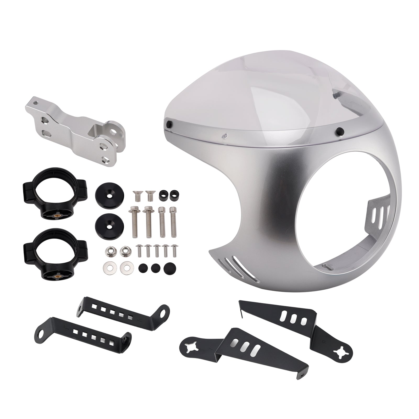Windshield WindScreen fit for BMW R NINE T 2014-2024 Silver+Clear