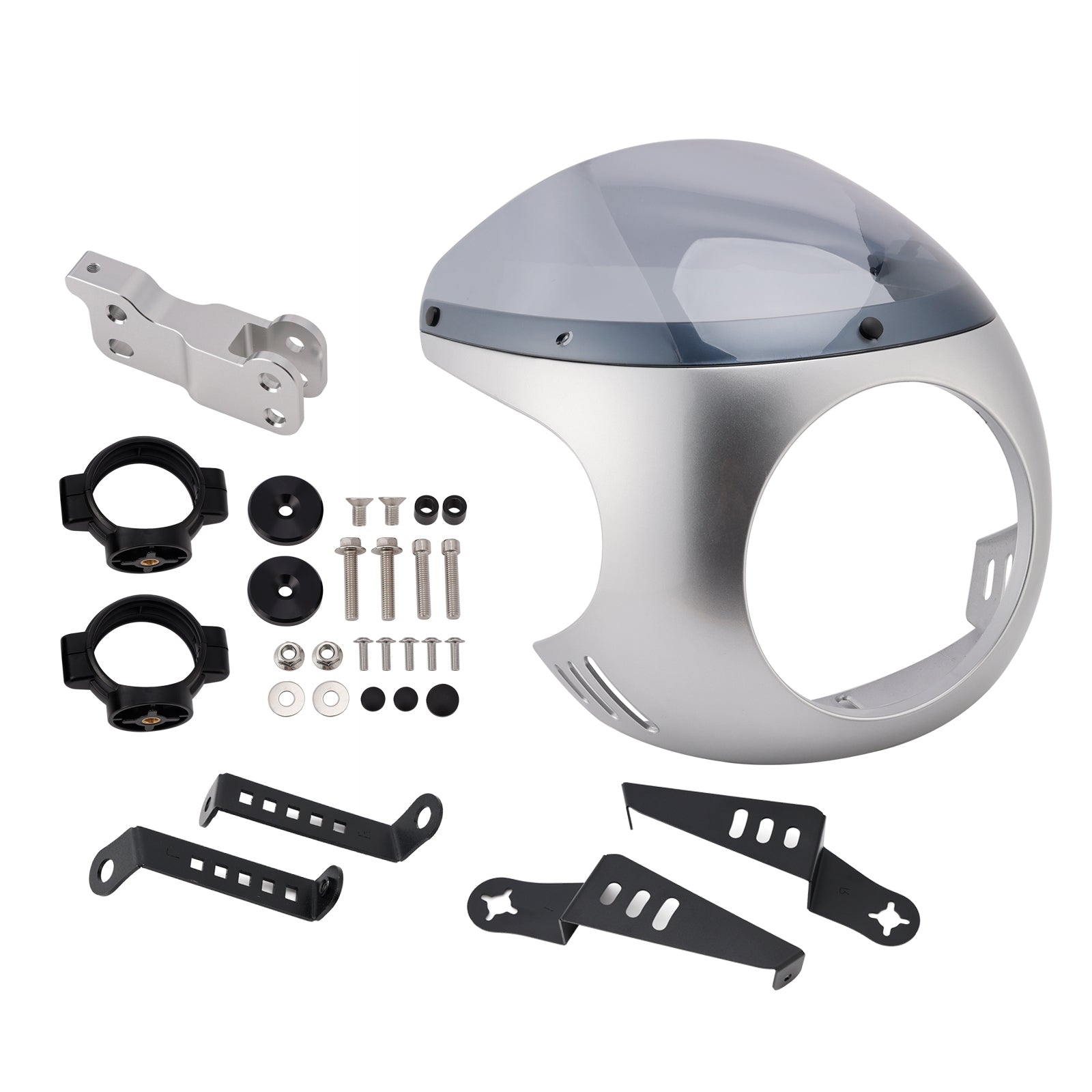 Windshield WindScreen fit for BMW R NINE T 2014-2024 Silver+Gray