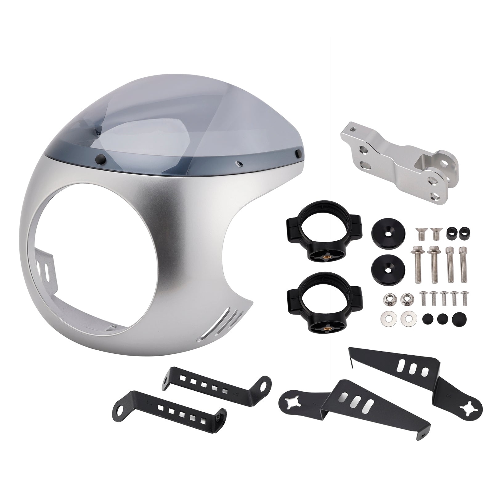 Windshield WindScreen fit for BMW R NINE T 2014-2024 Silver+Gray