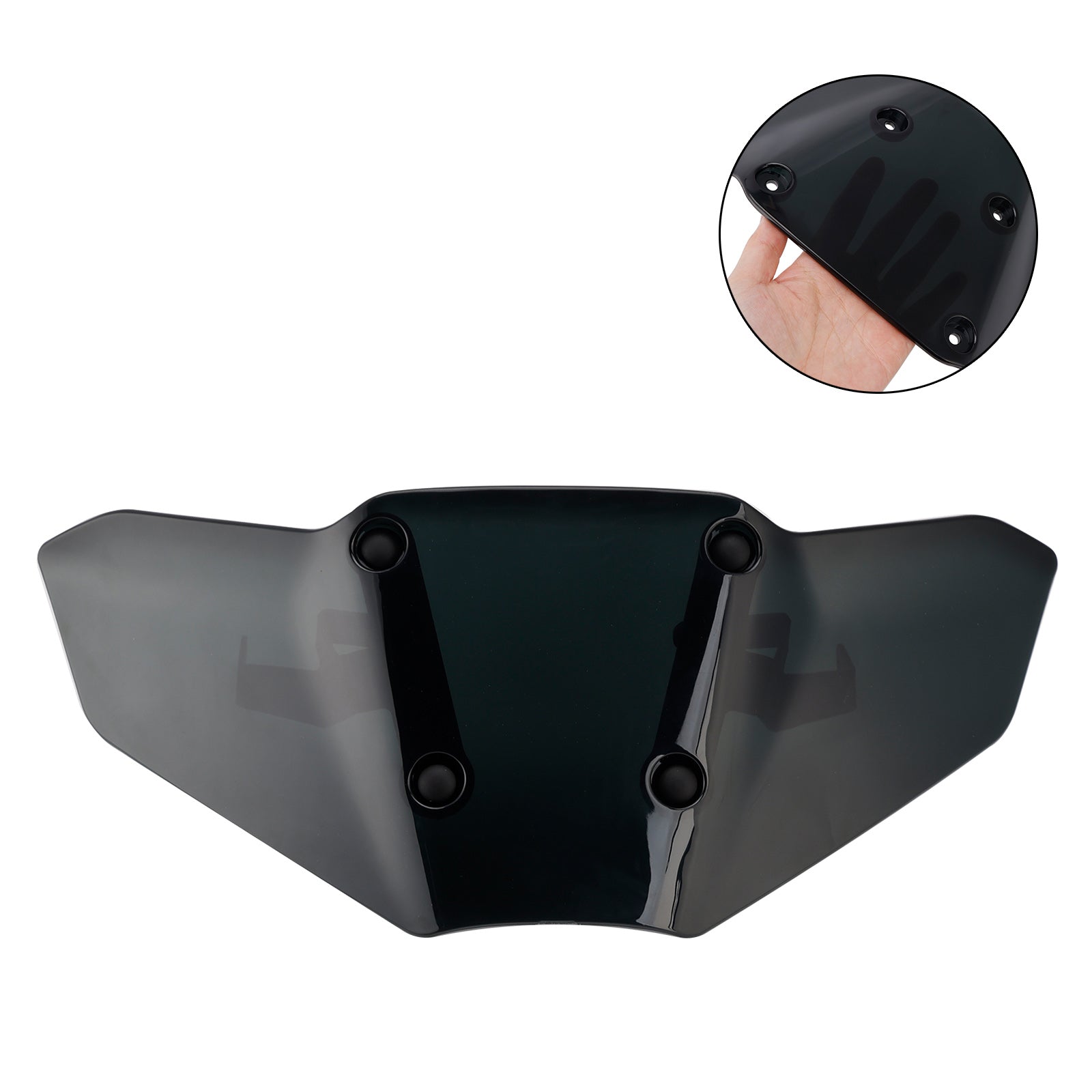 Motorcycle Windshield WindScreen Fairing fit for Yamaha MT-07 2025-2026 Black