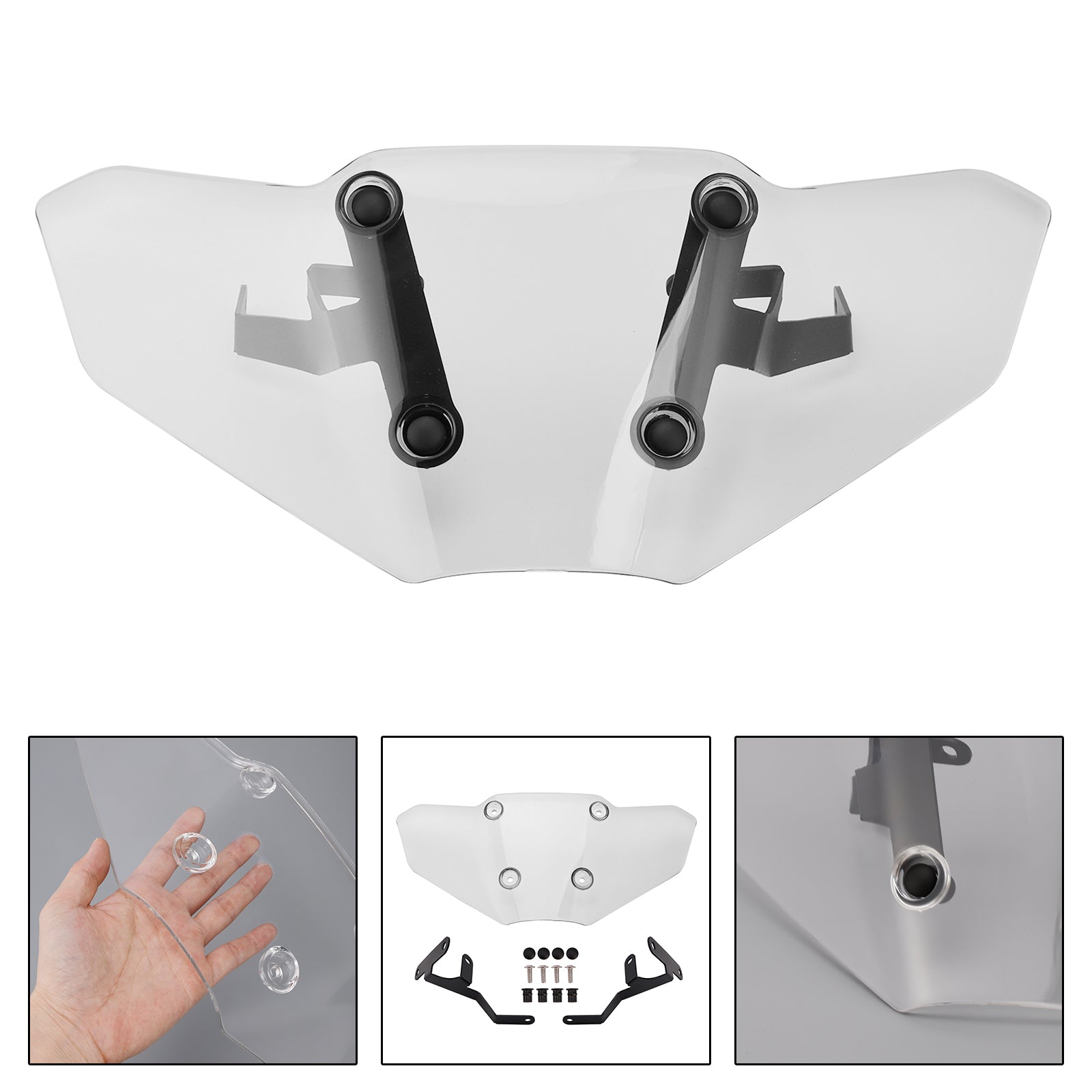Motorcycle Windshield WindScreen Fairing fit for Yamaha MT-07 2025-2026 Clear