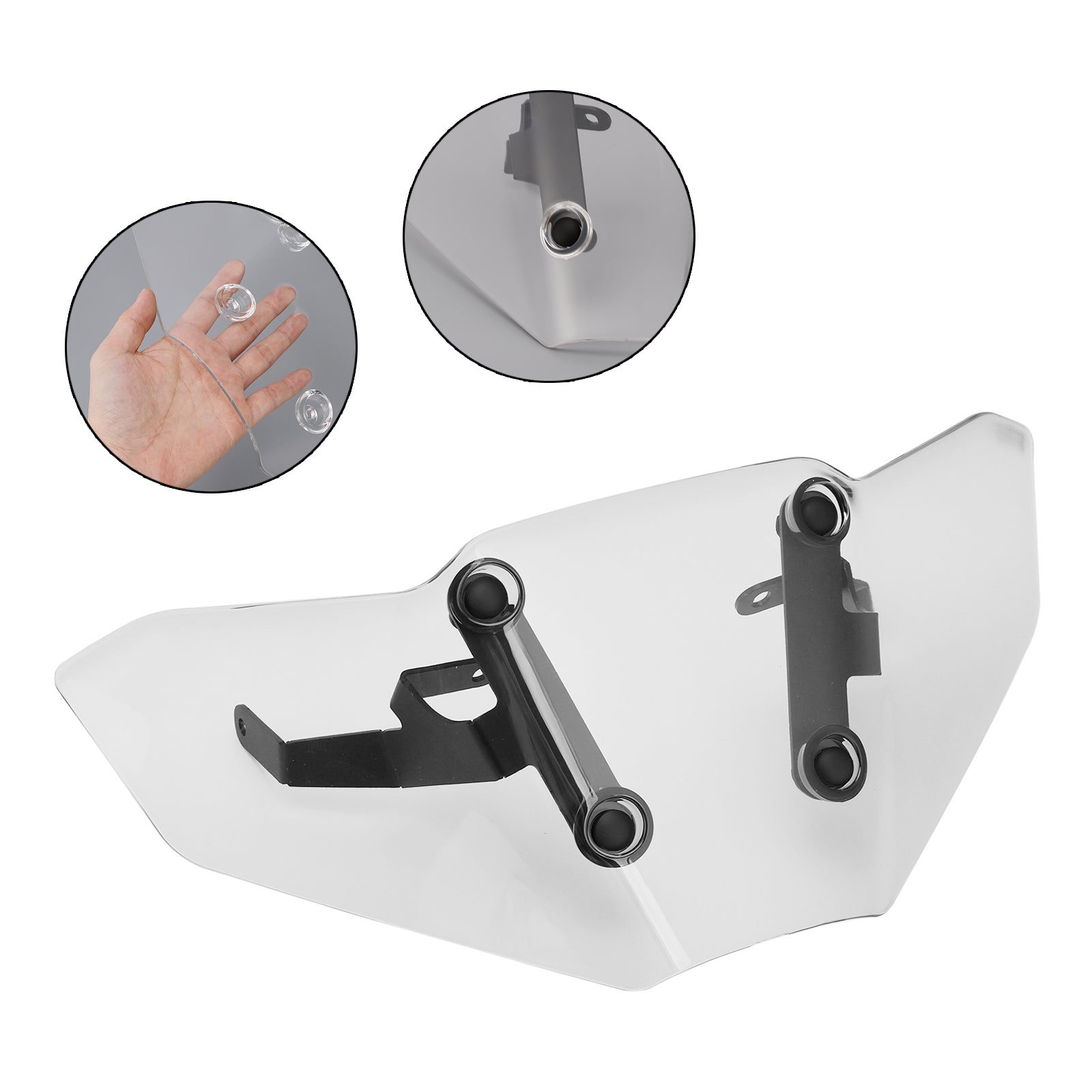 Motorcycle Windshield WindScreen Fairing fit for Yamaha MT-07 2025-2026 Clear