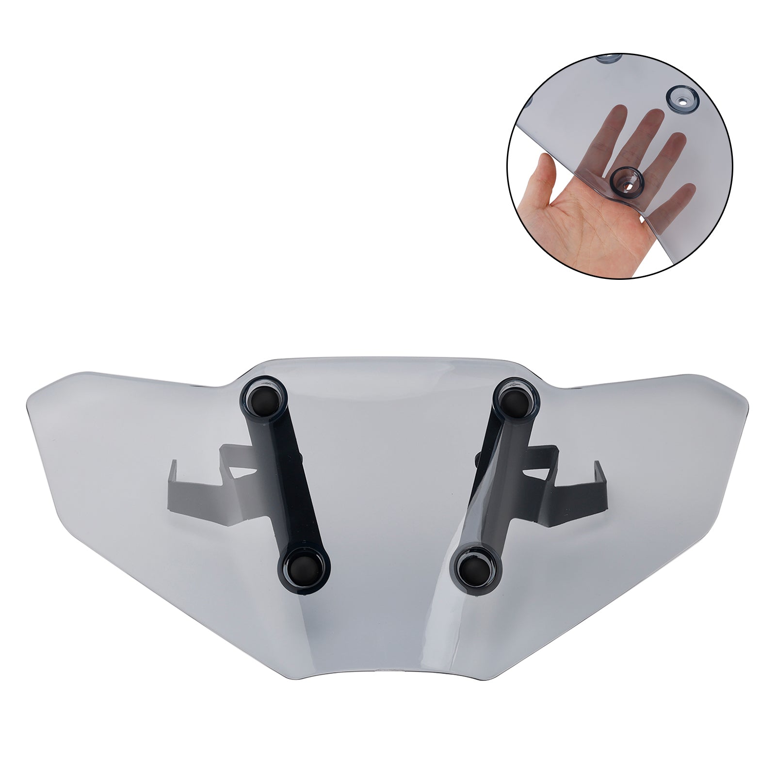 Motorcycle Windshield WindScreen Fairing fit for Yamaha MT-07 2025-2026 Gray
