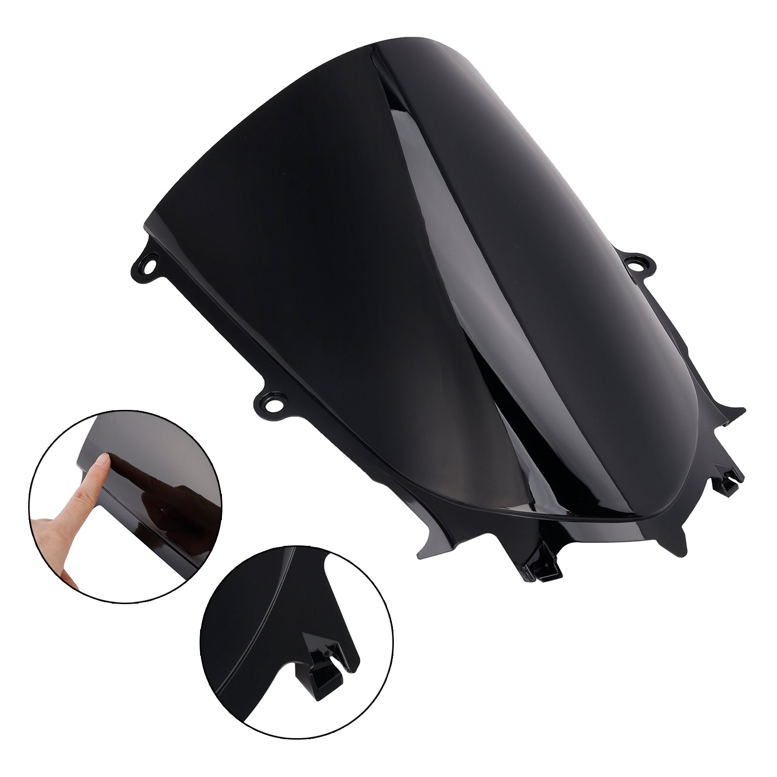 Windshield WindScreen Fairing fit for Yamaha YZF-R7 2021-2025 Black