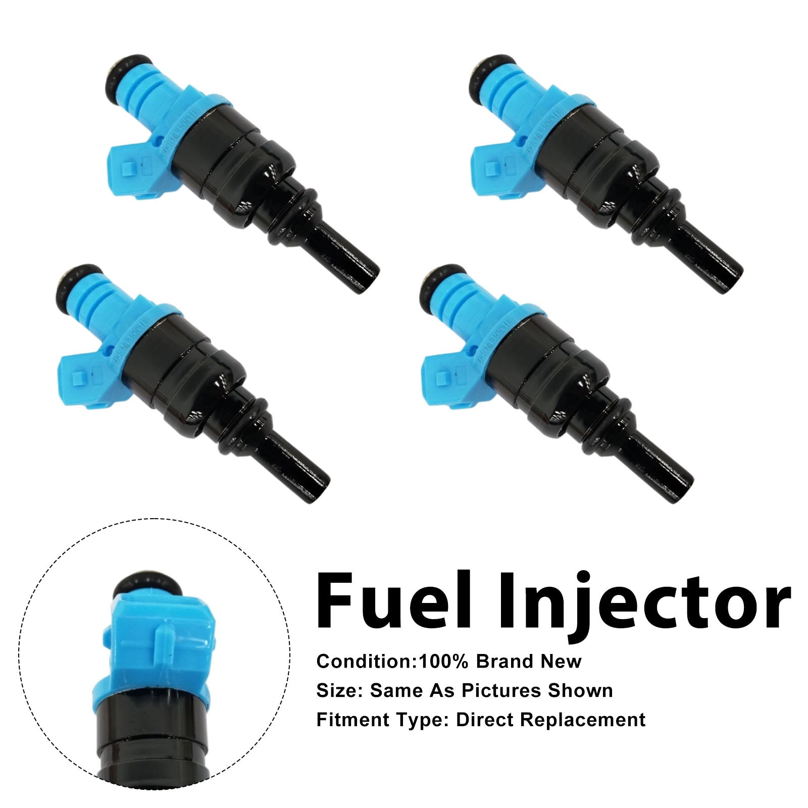 4Pcs Fuel Injector For Audi A4 1.6L 94-08 1.8 quattro 1995-2000 058133551F