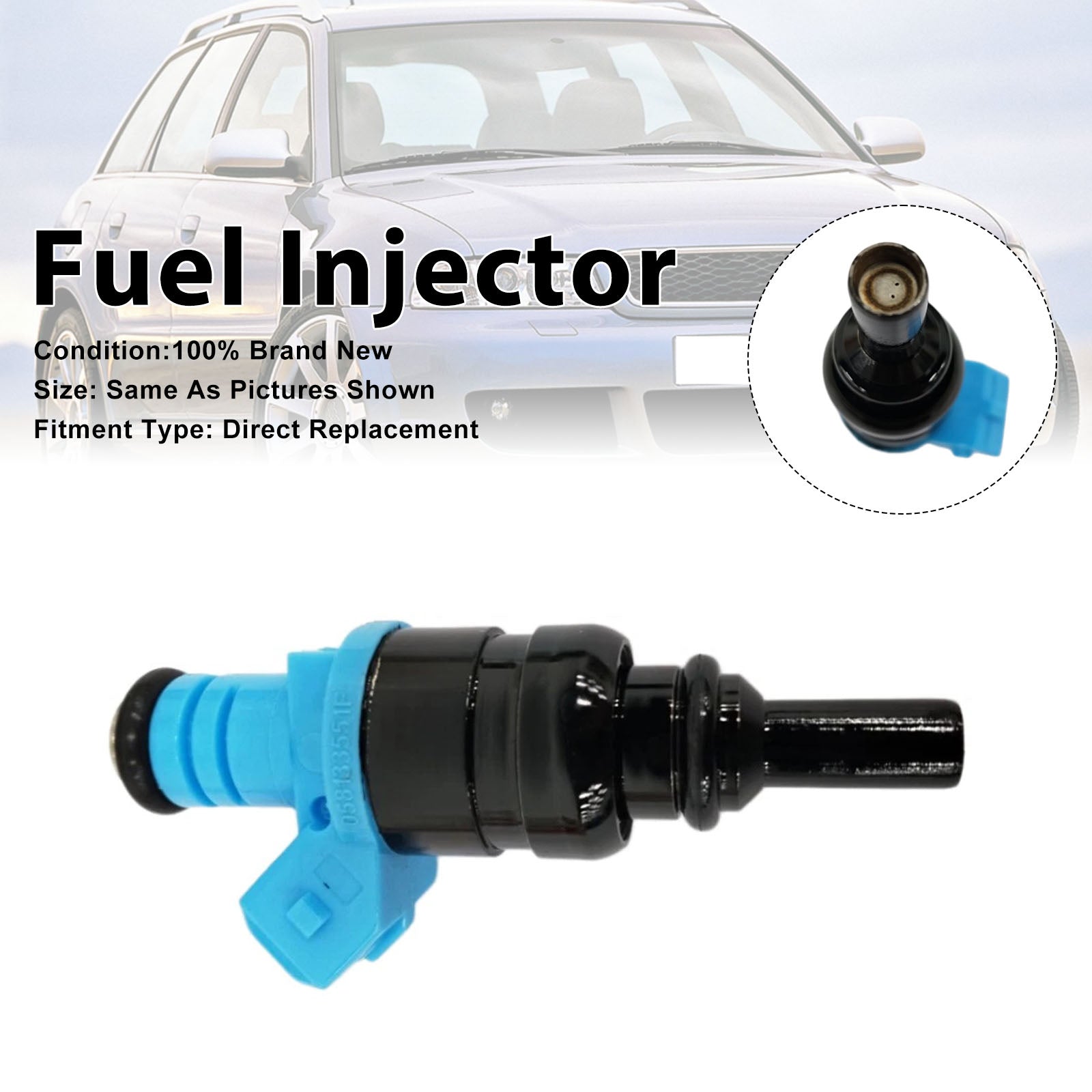 1Pcs Fuel Injector For Audi A4 1.6L 94-08 1.8 quattro 1995-2000 058133551F