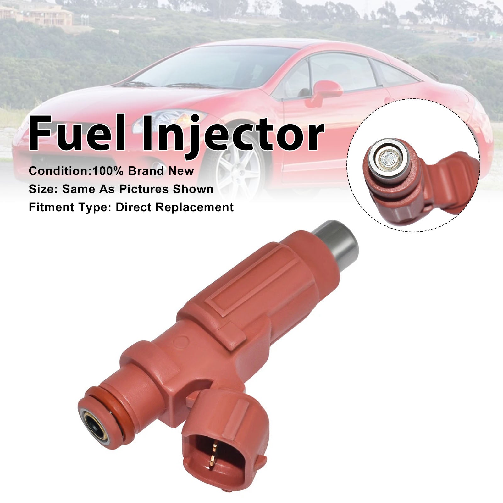 1Pcs Fuel Injector For Mitsubishi Eclipse 06-12 Endeavor 2004-2010 HDB305F