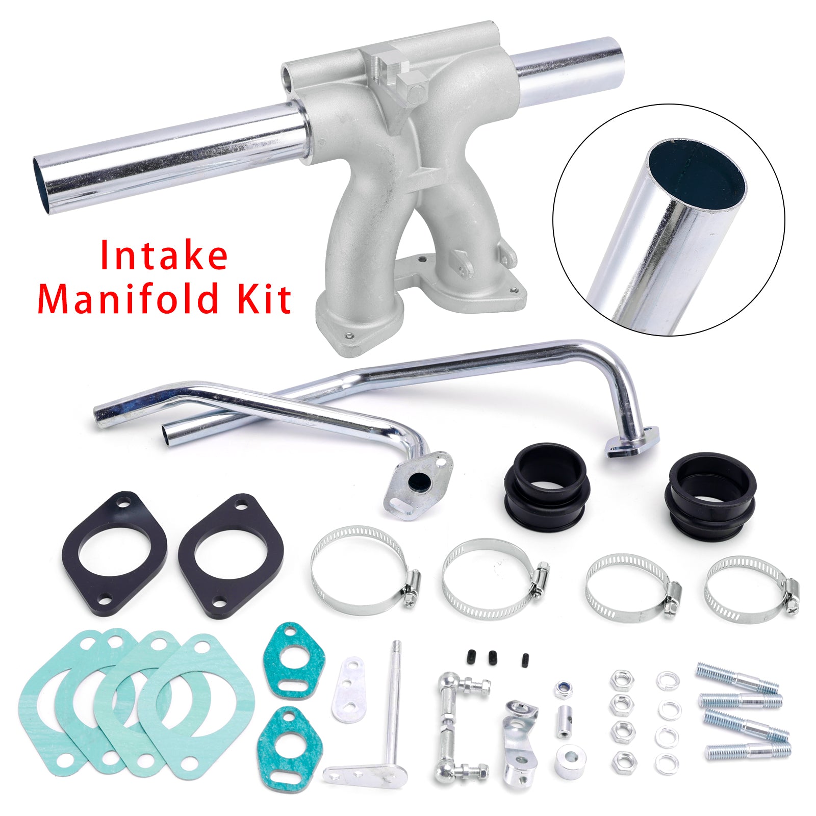 Manifold Kit 99004.315 Fit VW Beetle Bug Type 1 Single Fit Weber 40 Idf 44 Carb