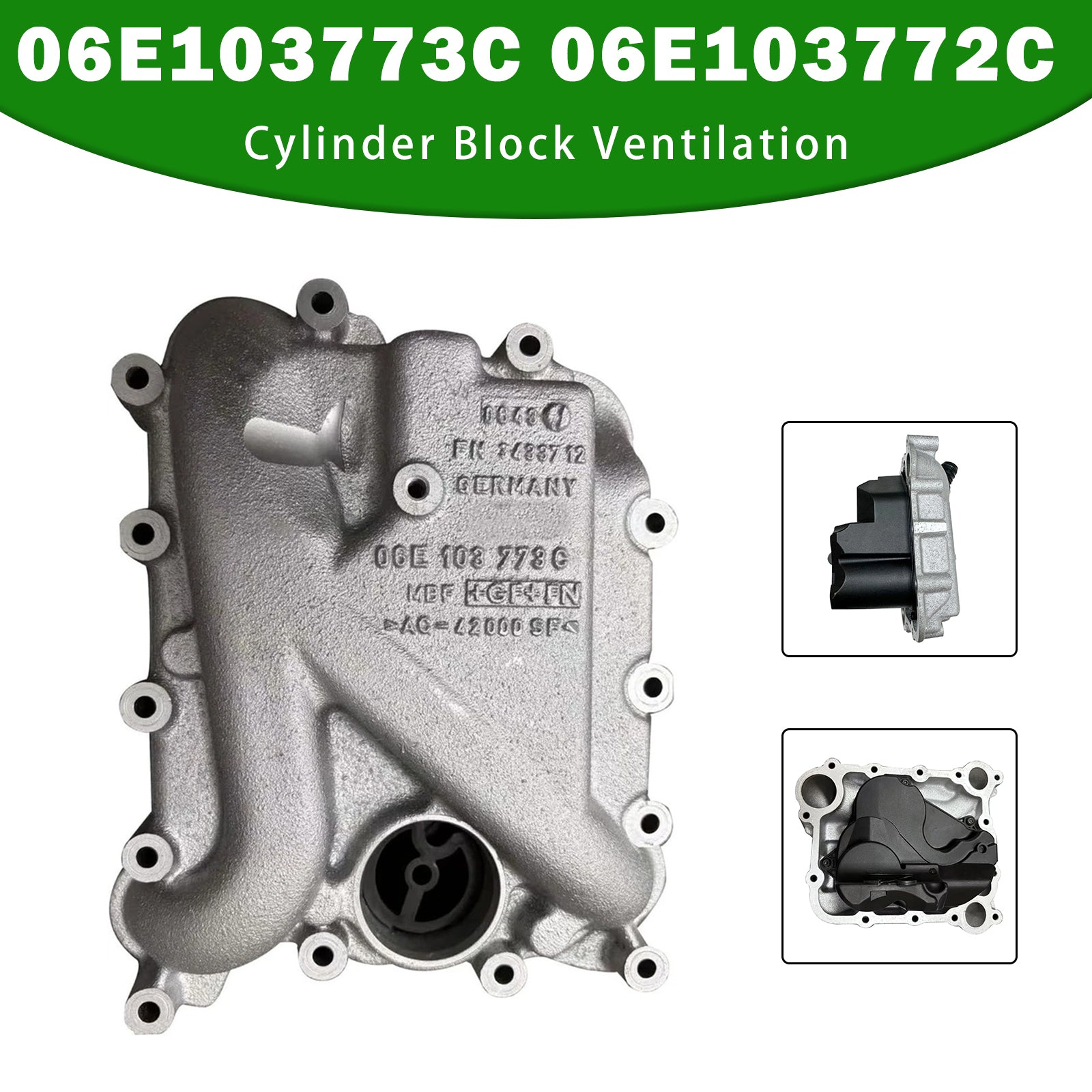 06E103773C 06E103772C Cylinder Block Ventilation for Audi A4 S6