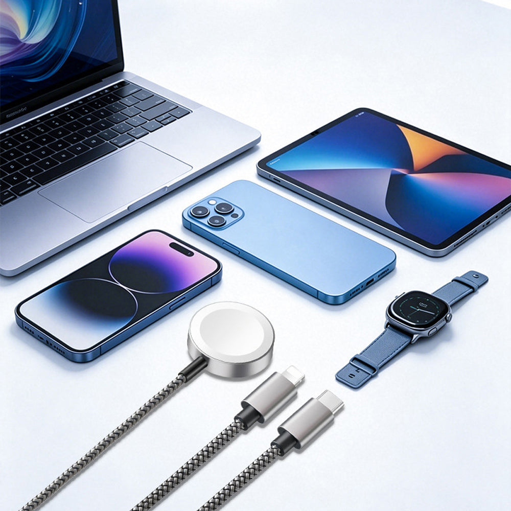 1.2M Data Cable 3-in-2 Charging Cable Multi Charging Cable Cord Charger Cable