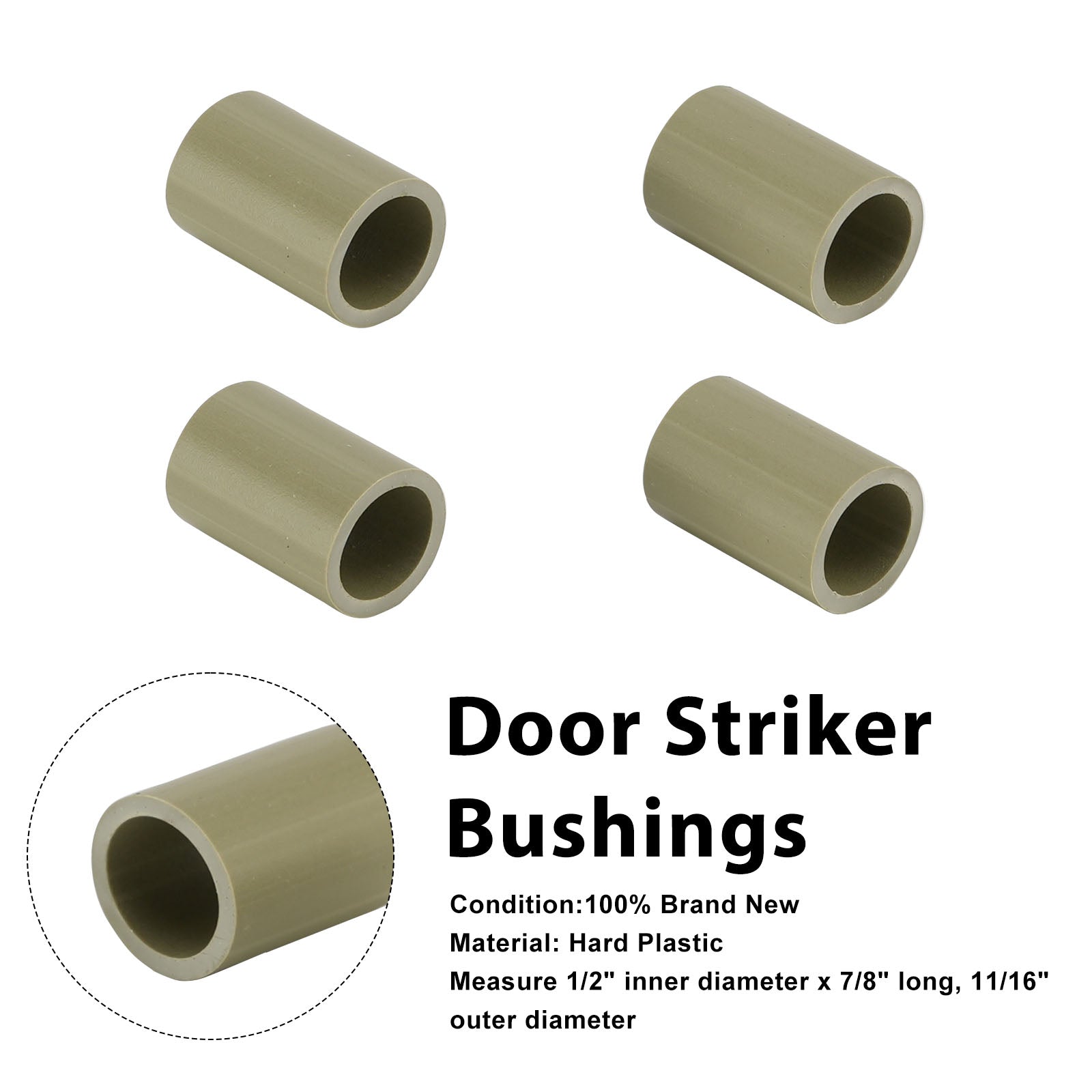 Door Striker Bushings For Lincoln Mercury Ford F100 F150 F250 F350 80-96