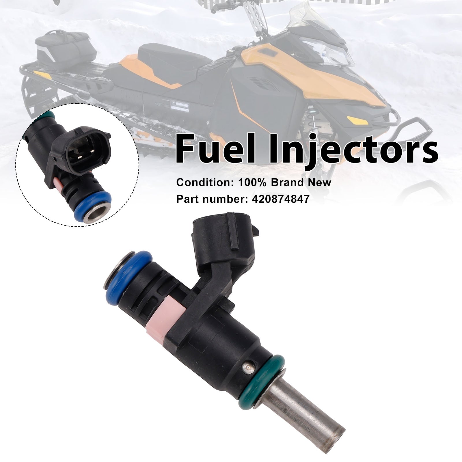 420874847 Fuel Injectors For Ski-Doo Grand Touring 900 LE ACE