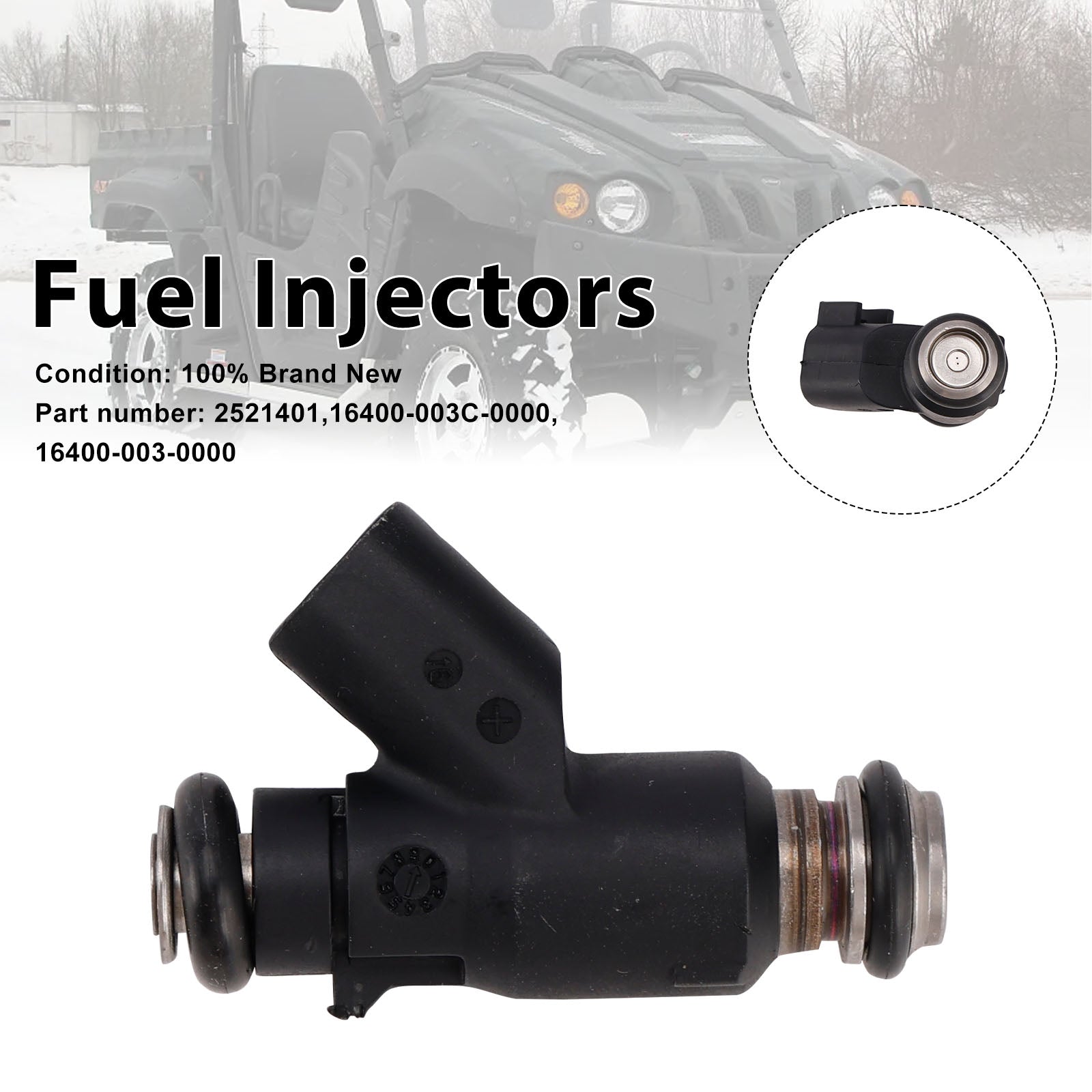 28101823 Fuel Injectors 16400-003-0000 For HiSUN EFI 400 UTV
