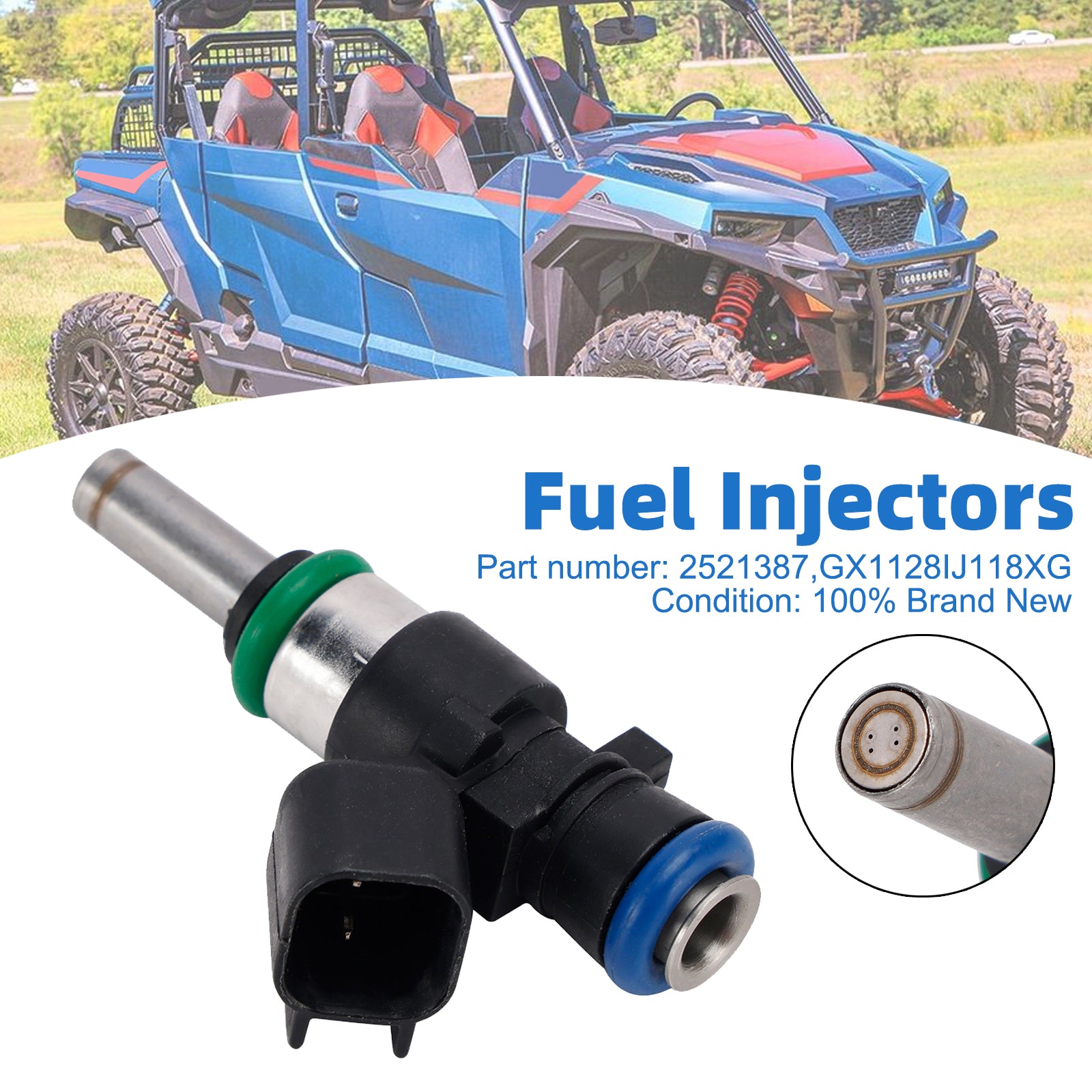 2521387 Fuel Injectors GX1128IJ118XG For Polaris RZR XP 1000 2017-2026