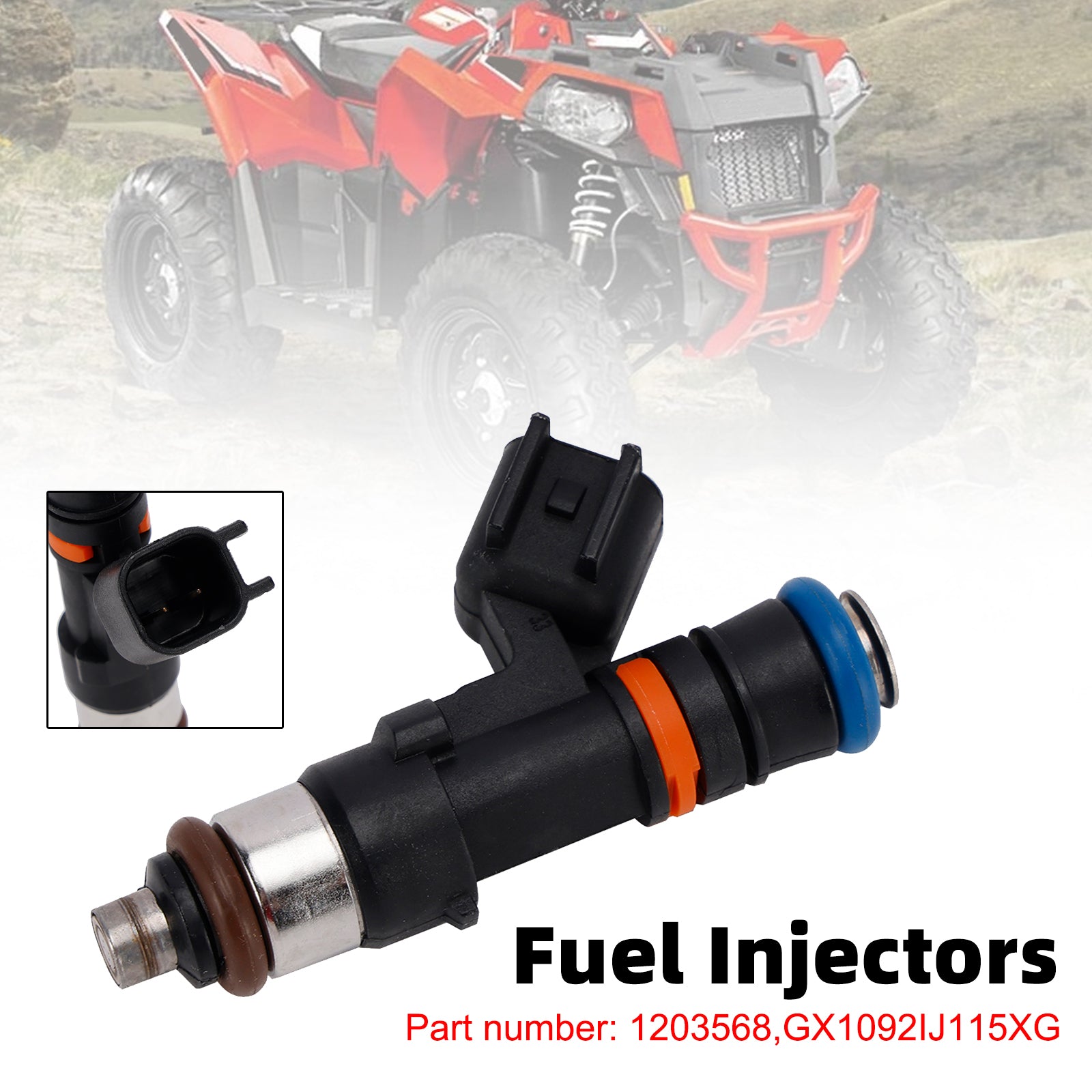 Fuel Injectors 1203568 For Polaris Sportsman Scrambler 850 1000