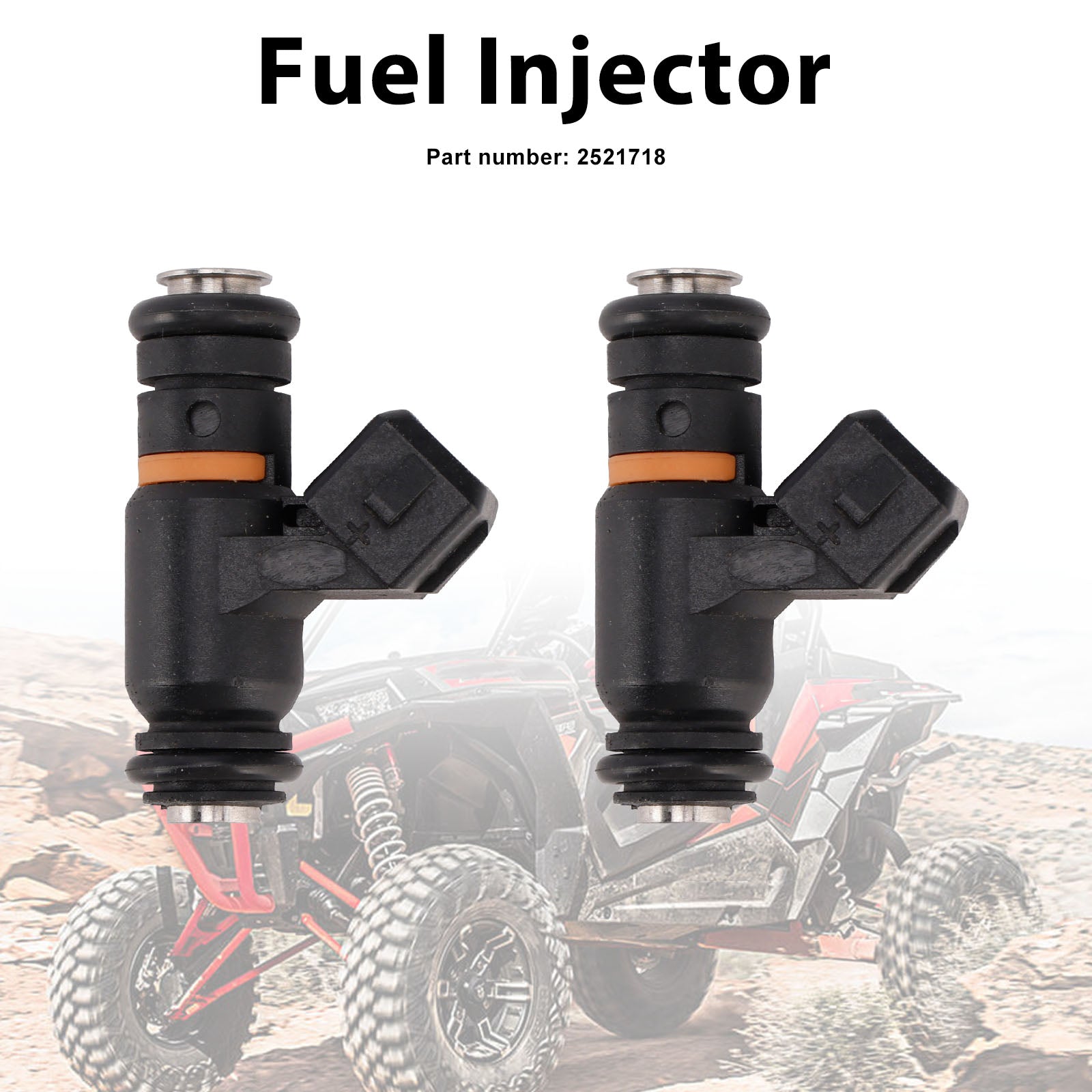 2PC 2521718 Fuel Injectors For Polaris RZR XP 2017-2020