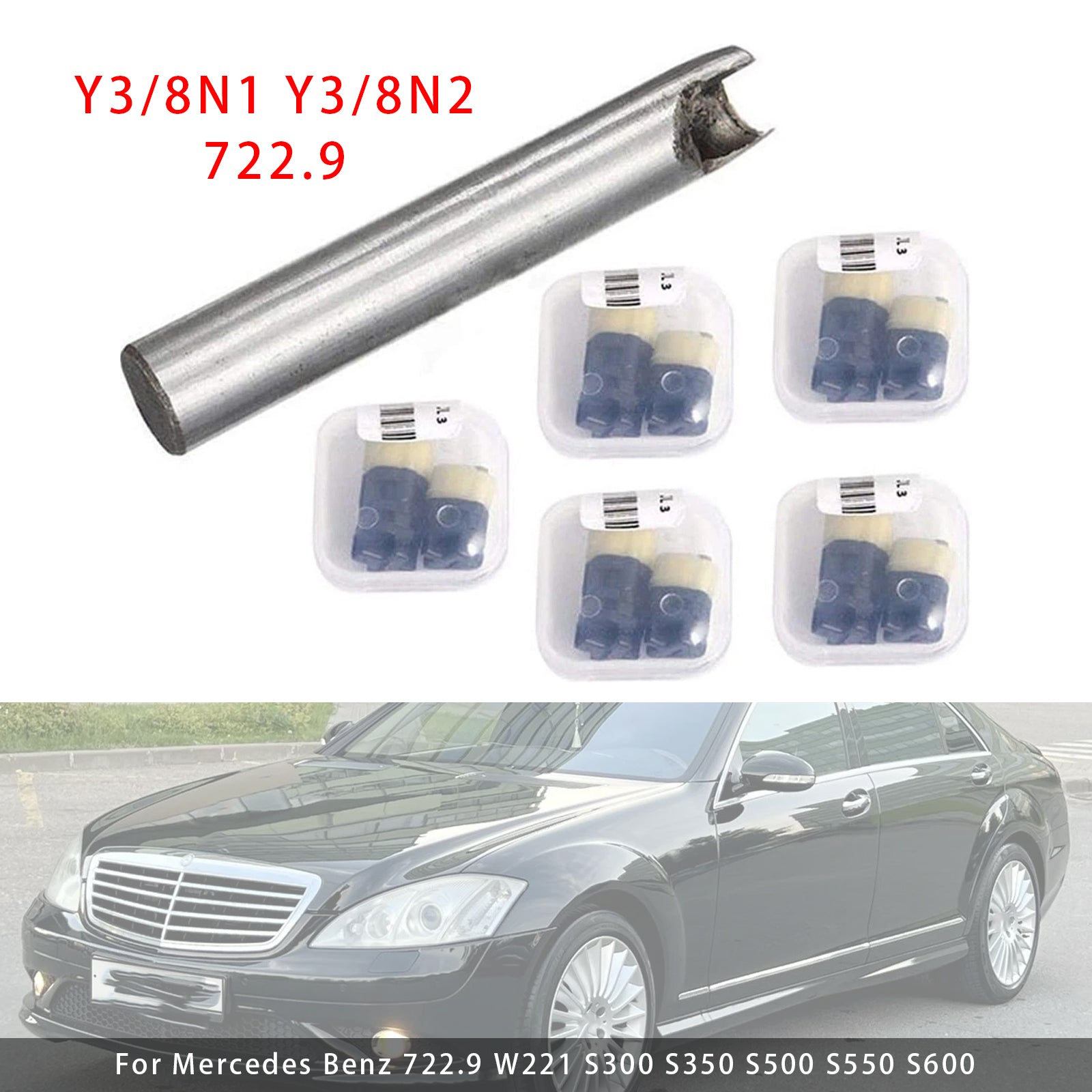 5 Pair Trans Control Module Sensor & Tool Y3/8N1 Y3/8N2 For Mercedes Benz 722.9