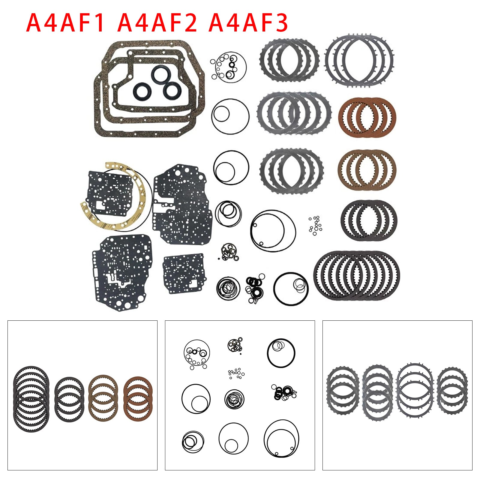 A4AF1 A4AF2 A4AF3 Transmission Rebuild Kit Master Kit Overhaul For Kia Hyundai