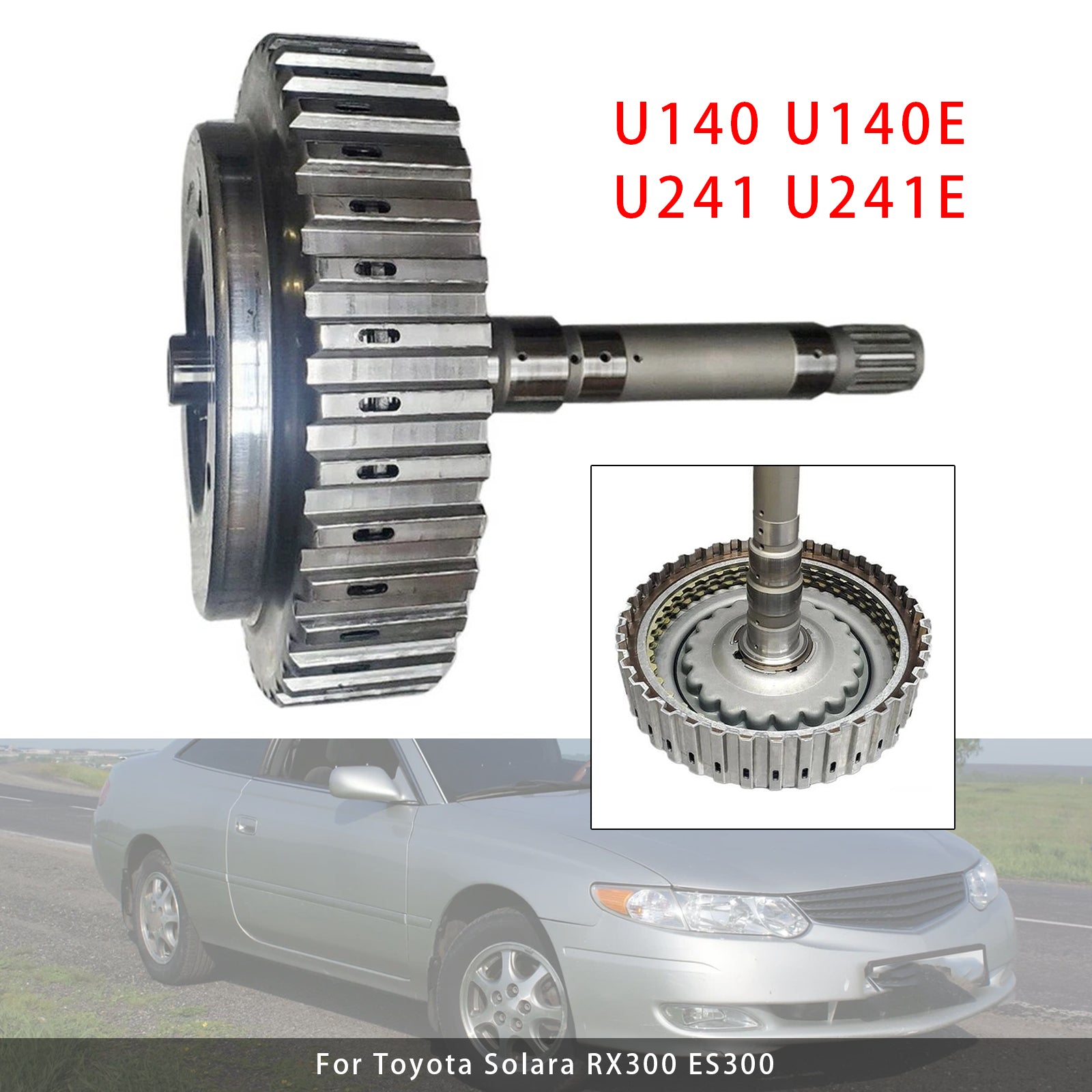 Transmission Direct Drum 3 Clutch U140 U140E U241 U241E For Toyota Solara RX300