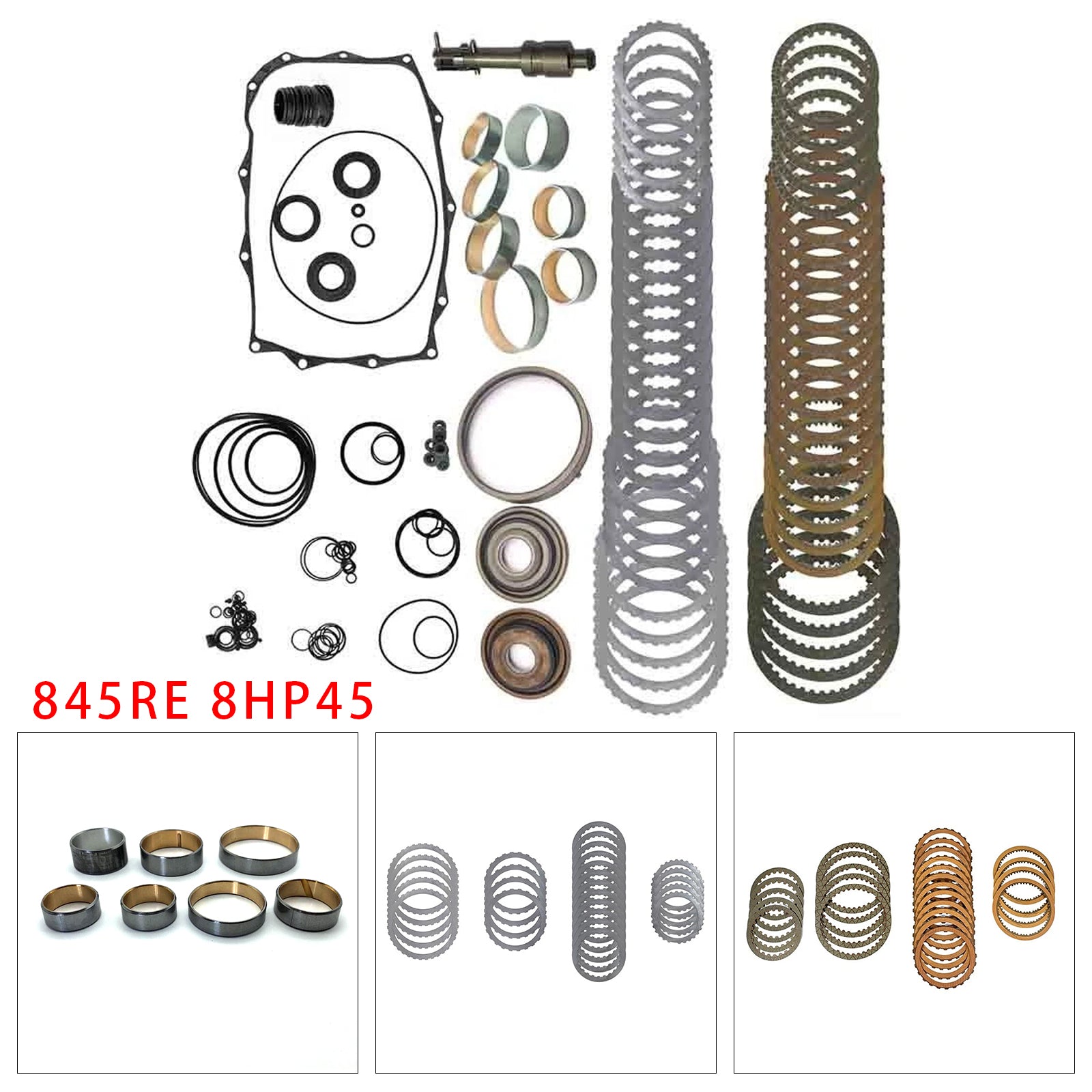 845RE 8HP45 Transmission Master Rebuild Kit For BMW For Chrysler For Jeep