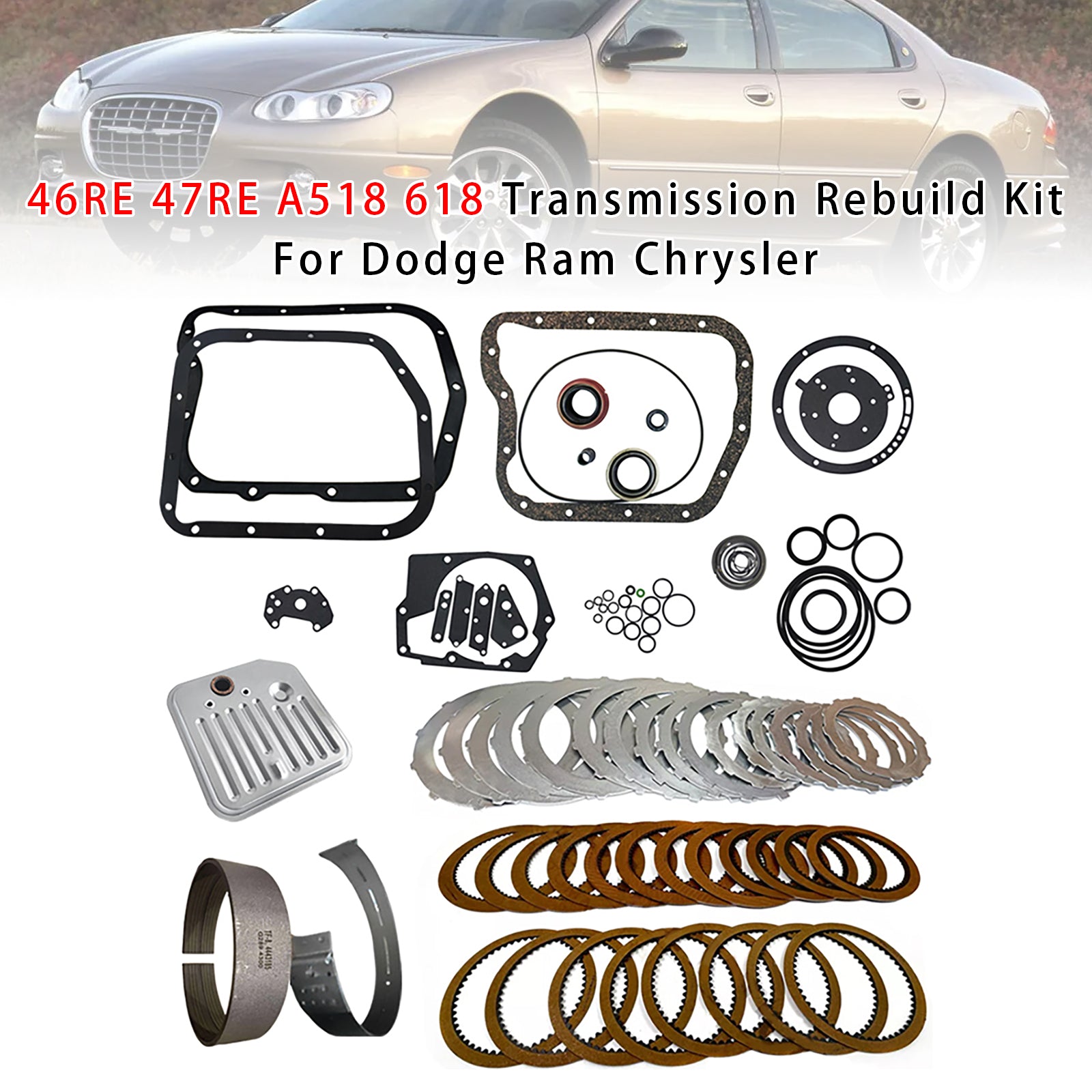 46RE 47RE A518 618 Transmission Rebuild Kit For Dodge Ram Chrysler