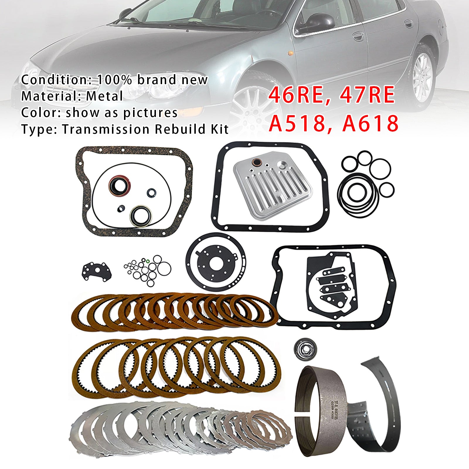 46RE 47RE A518 618 Transmission Rebuild Kit For Dodge Ram Chrysler