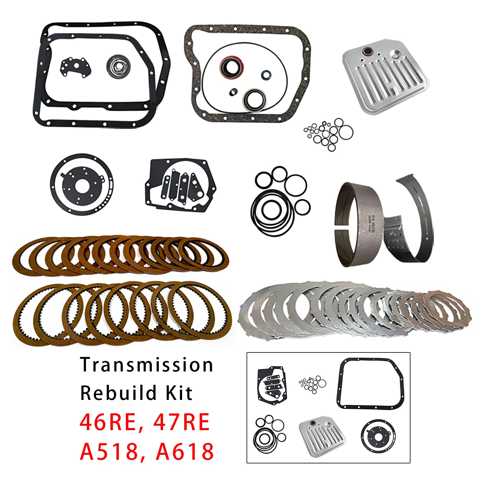 46RE 47RE A518 618 Transmission Rebuild Kit For Dodge Ram Chrysler