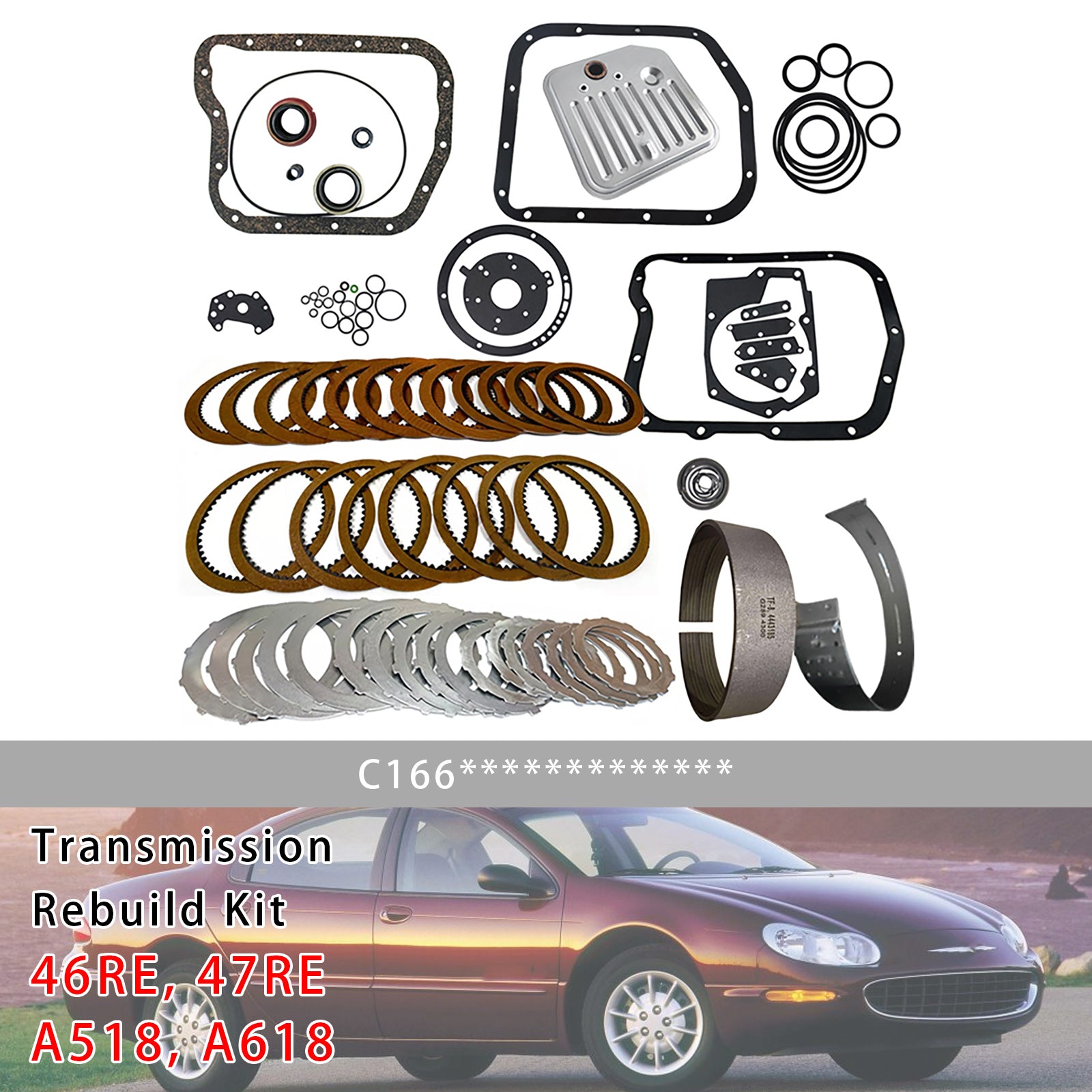 46RE 47RE A518 618 Transmission Rebuild Kit For Dodge Ram Chrysler