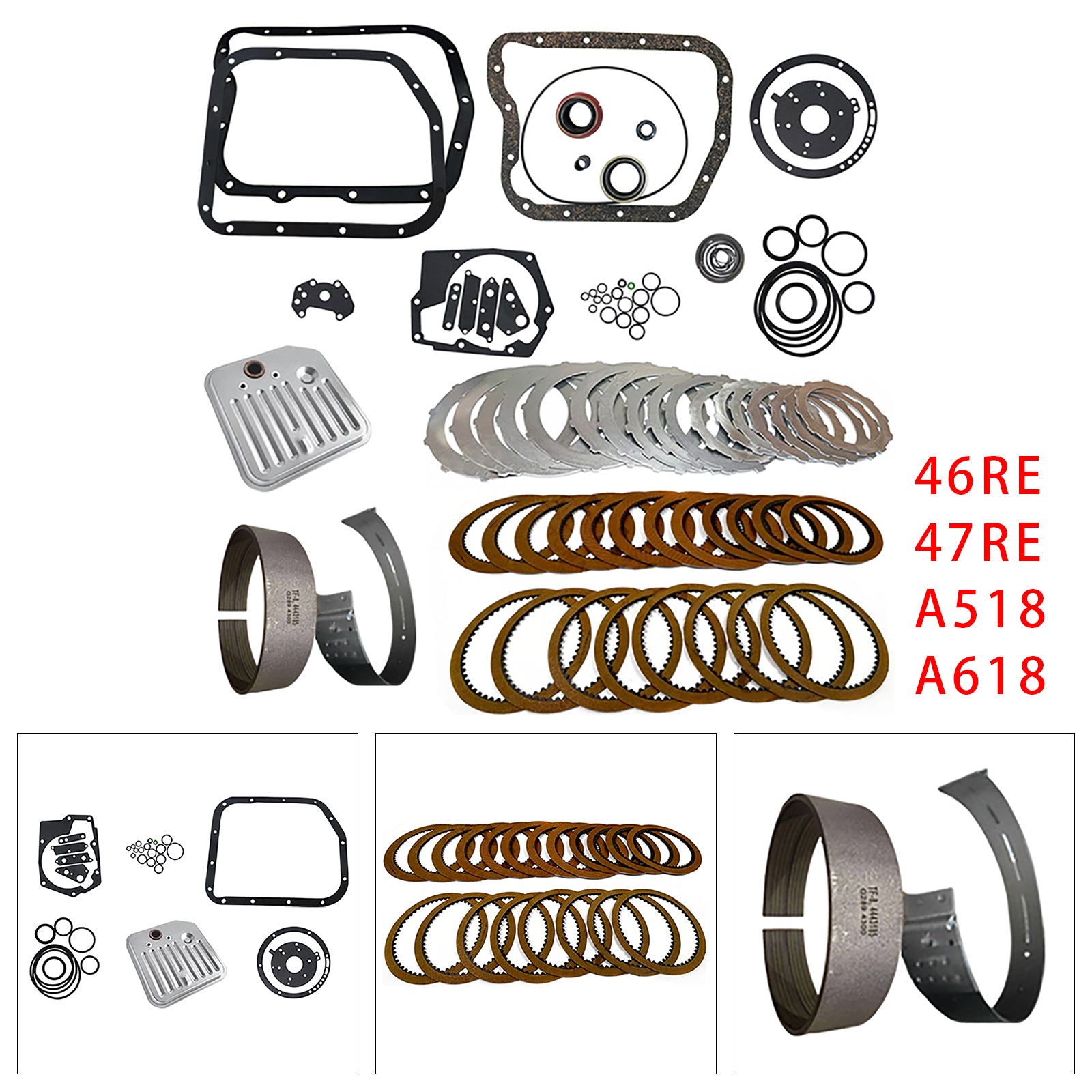 46RE 47RE A518 618 Transmission Rebuild Kit For Dodge Ram Chrysler
