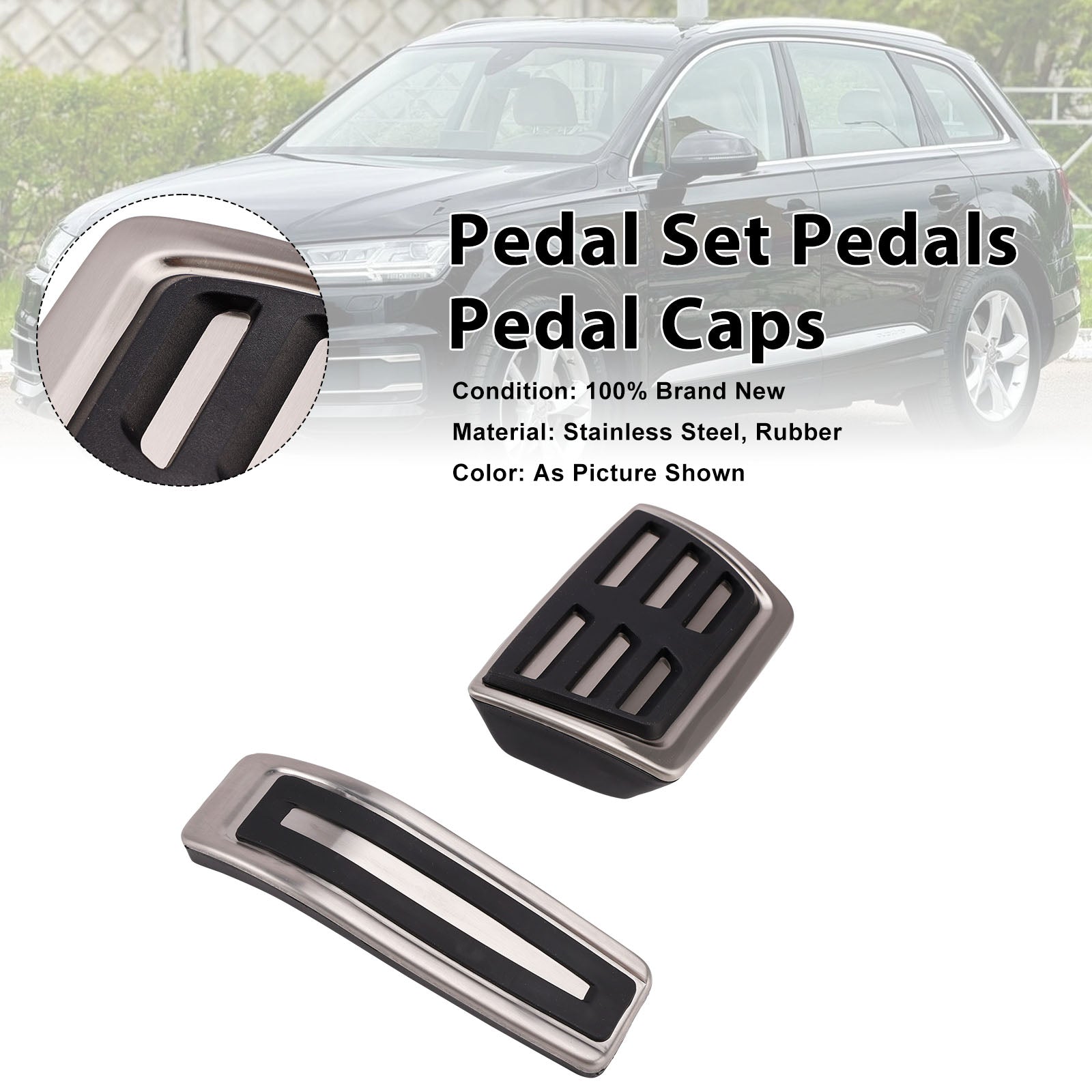 Pedal Set Pedals Pedal Caps For Porsche Cayenne 9PA 2002-10 92A 2010-18