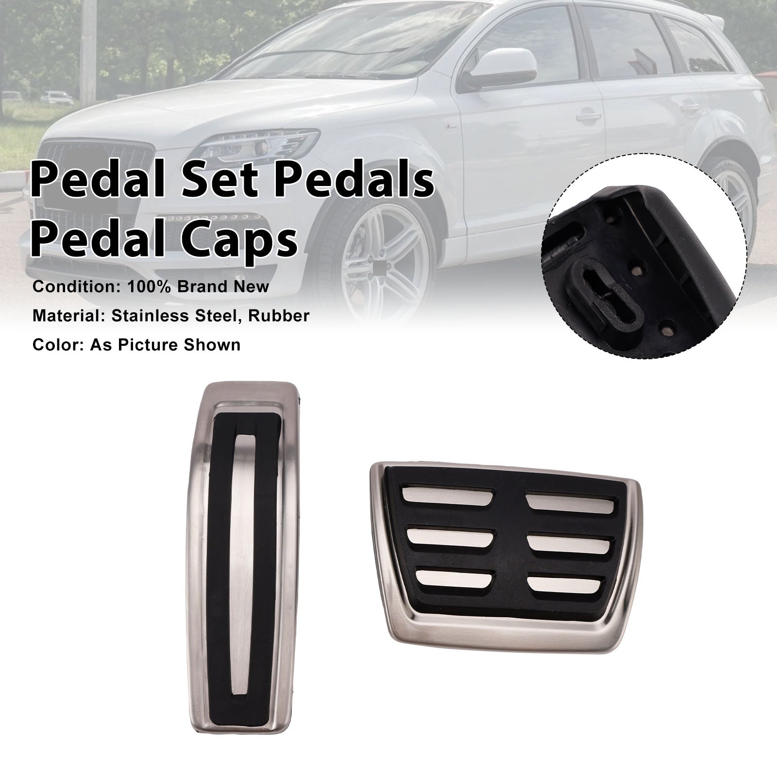 Pedal Set Pedals Pedal Caps For Porsche Cayenne 9PA 2002-10 92A 2010-18