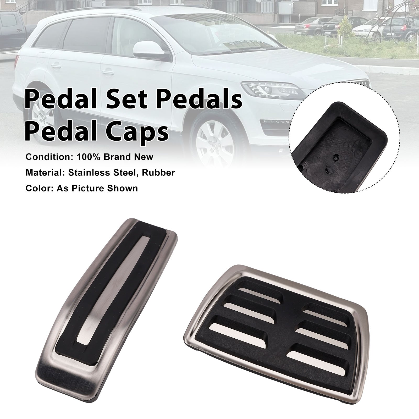 Pedal Set Pedals Pedal Caps For Porsche Cayenne 9PA 2002-10 92A 2010-18