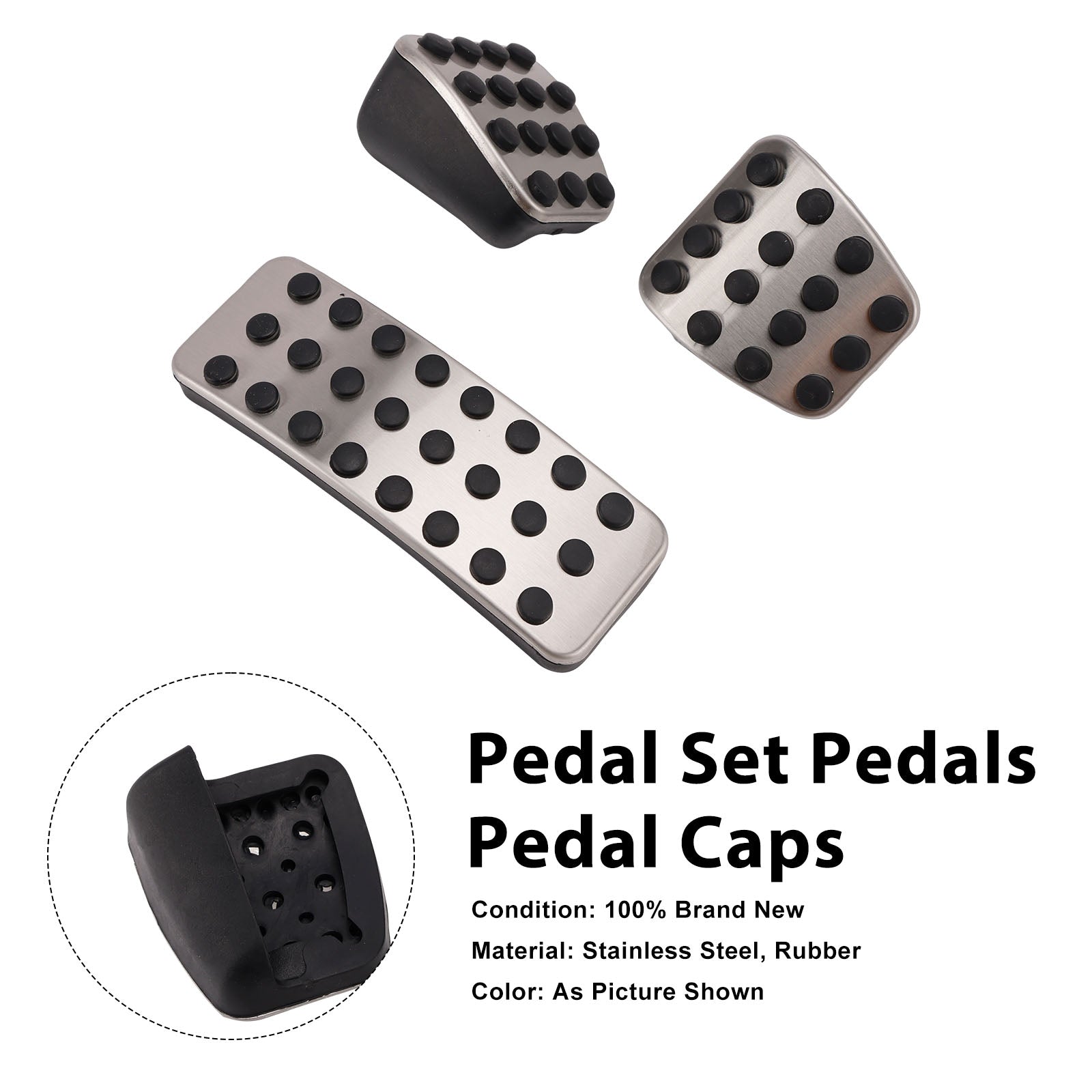 Pedal Set Pedals Pedal Caps For Mercedes Benz A-Class W168 B-Class W245