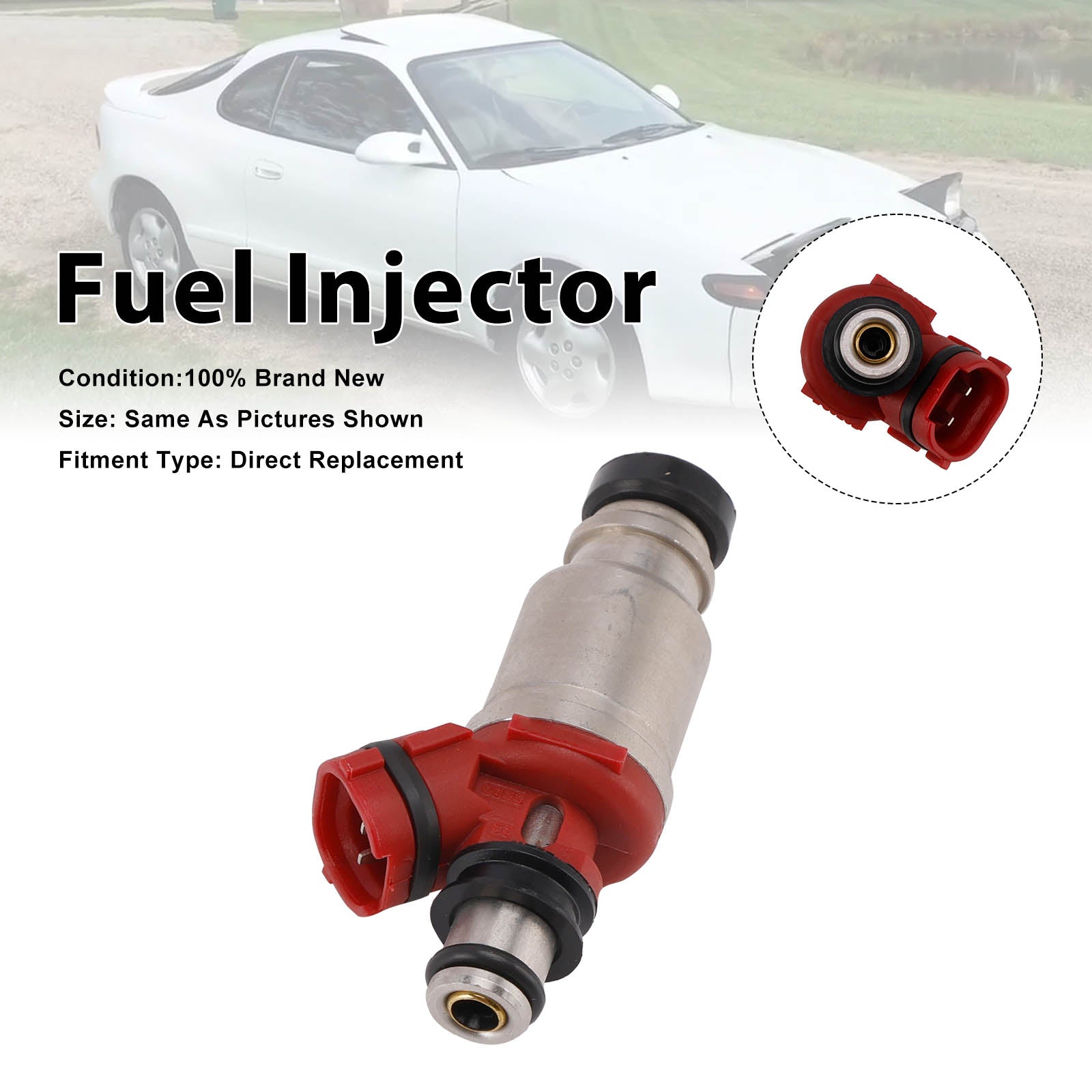 1Pcs Fuel Injector For Toyota Celica 1990-1992 MR2 1991-1992 23250-74040