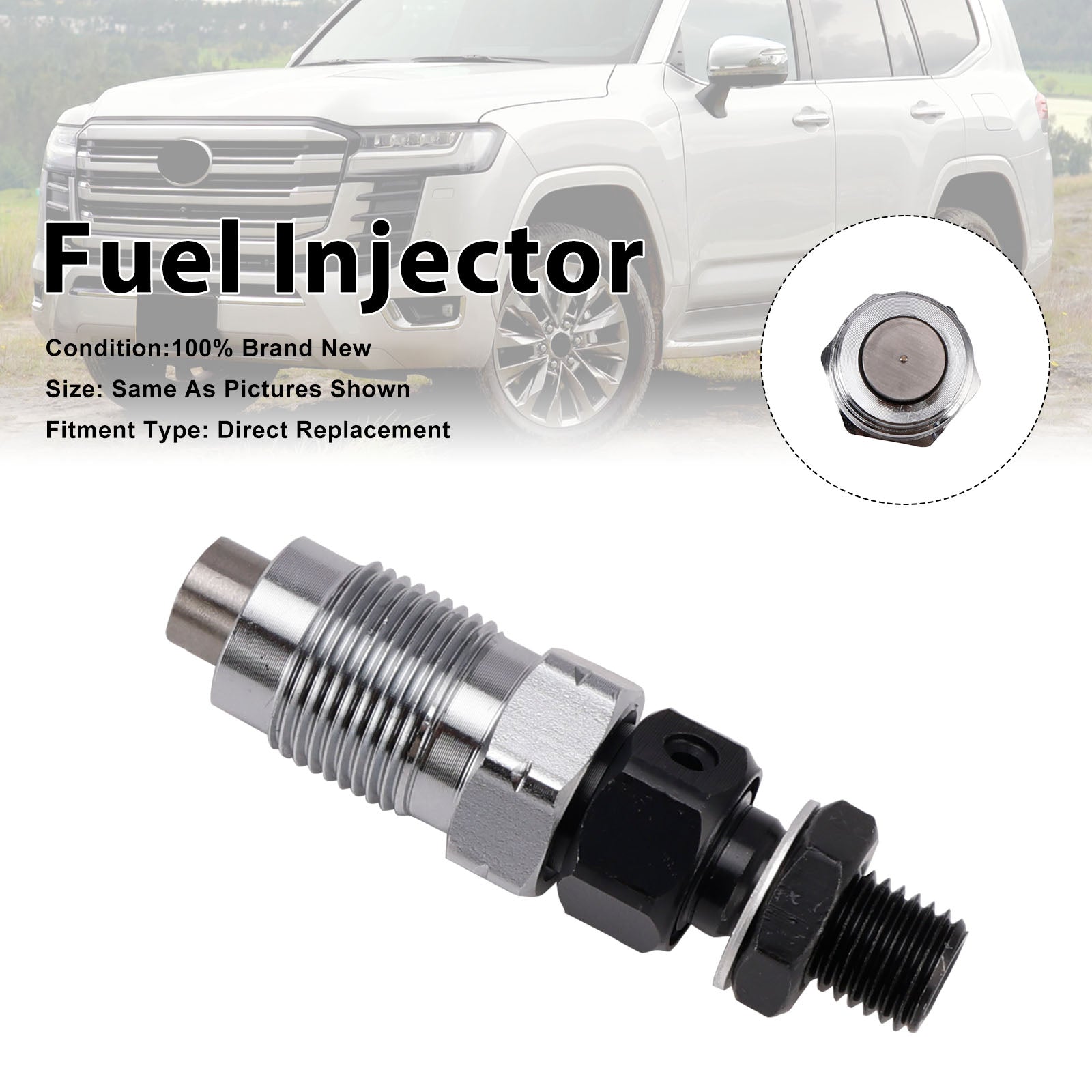 1Pcs Fuel Injector For Toyota Landcruiser 1HZ 23600-19105 2360019105