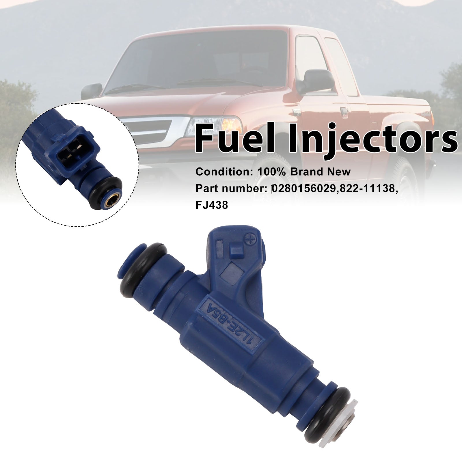 822-11138 Fuel Injectors ?0280156029 For Mercury Mountaineer Ford Ranger Explorer