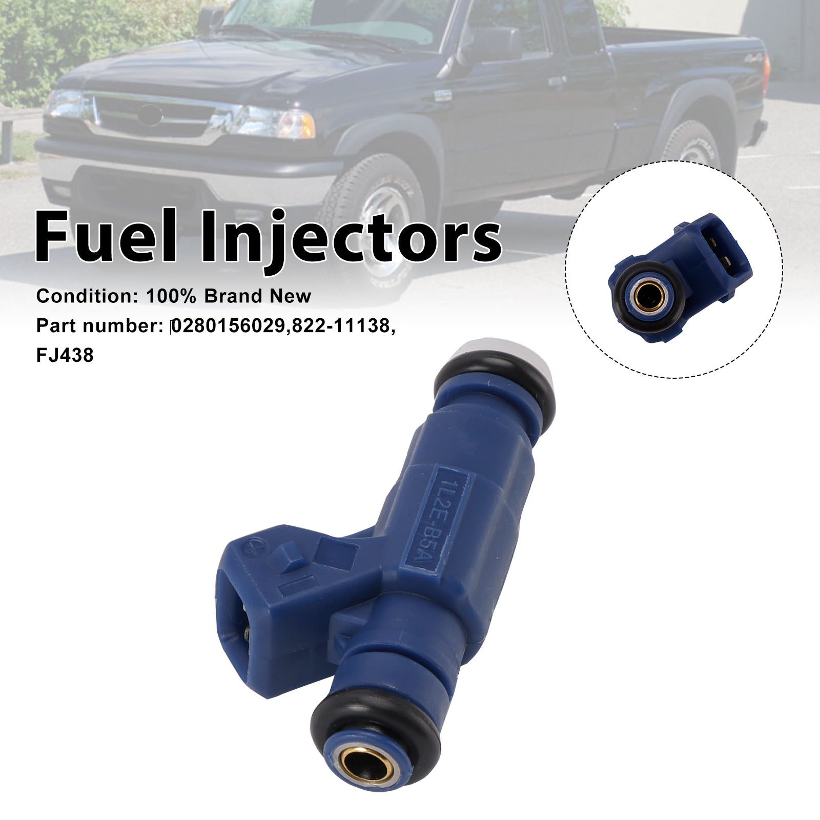 822-11138 Fuel Injectors ?0280156029 For Mercury Mountaineer Ford Ranger Explorer