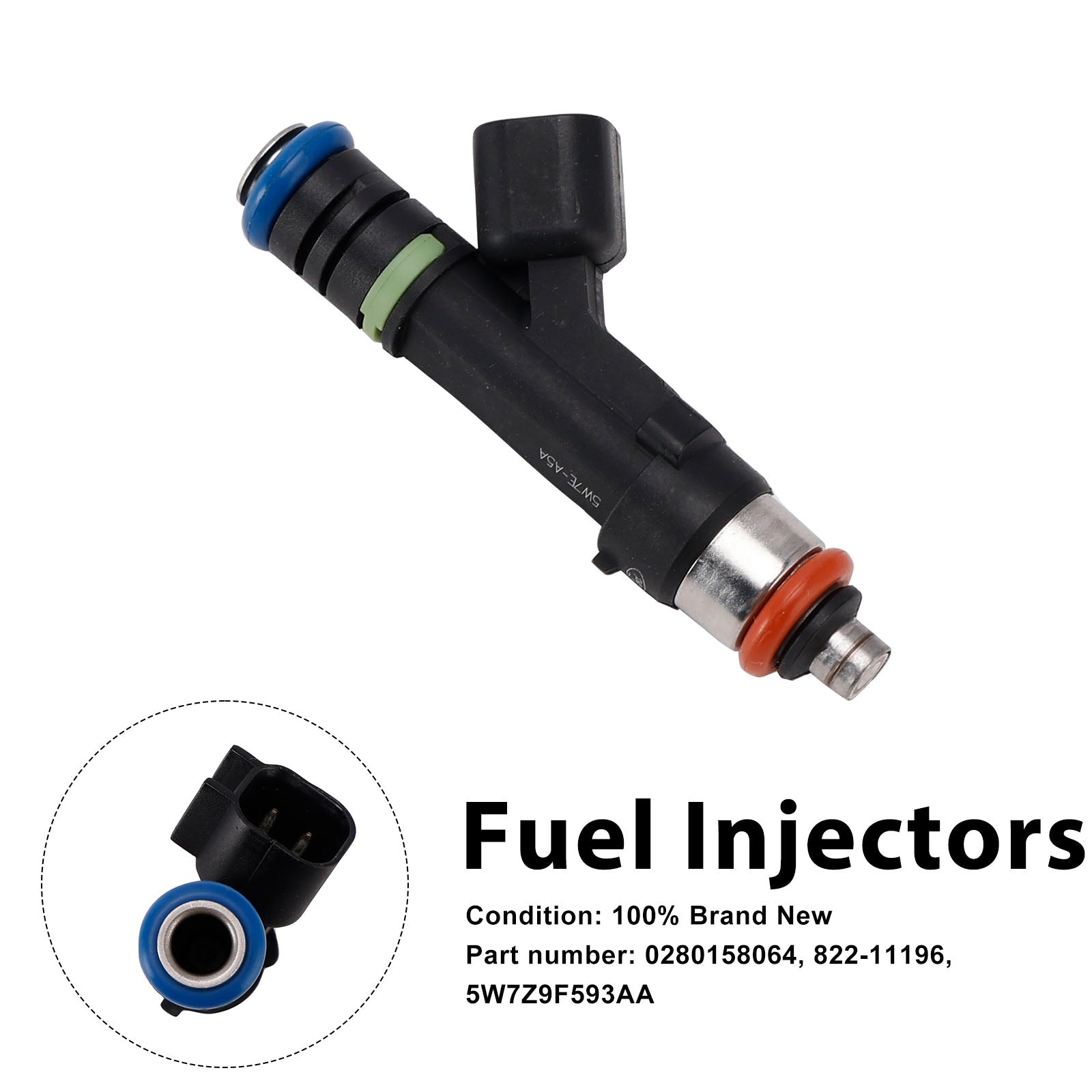 5W7Z9F593AA Fuel Injectors 0280158064 For Mercury Grand Marquis Ford