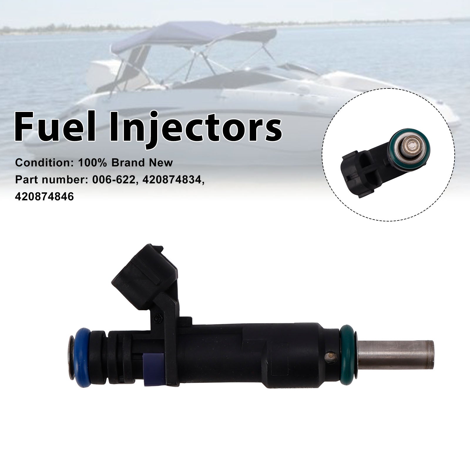 420874834 Fuel Injectors 420874846 For Sea-Doo GTI 155 GTR 215 RXT 260
