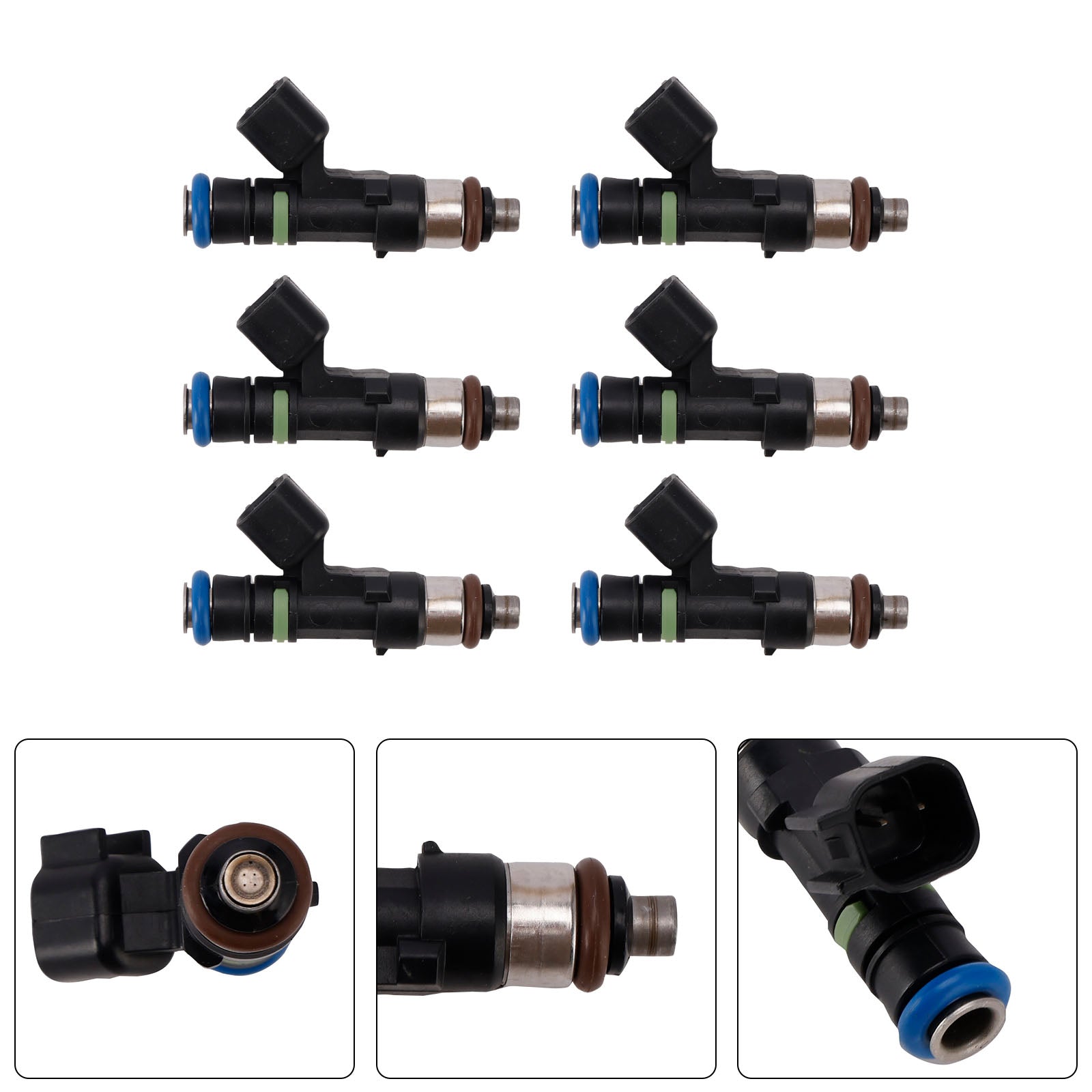 6PC DRE07401 Fuel Injectors 0280158055 For Mercury Mountaineer Ford Explorer