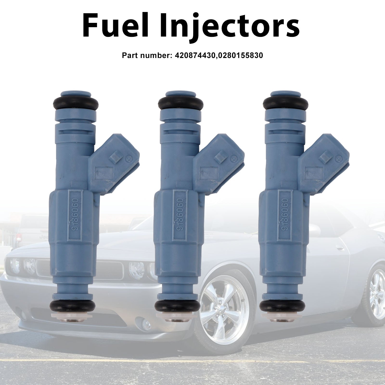 3PC 420874430 Fuel Injectors 0280155830 For Sea-Doo GTI SE GTI 130 06-11
