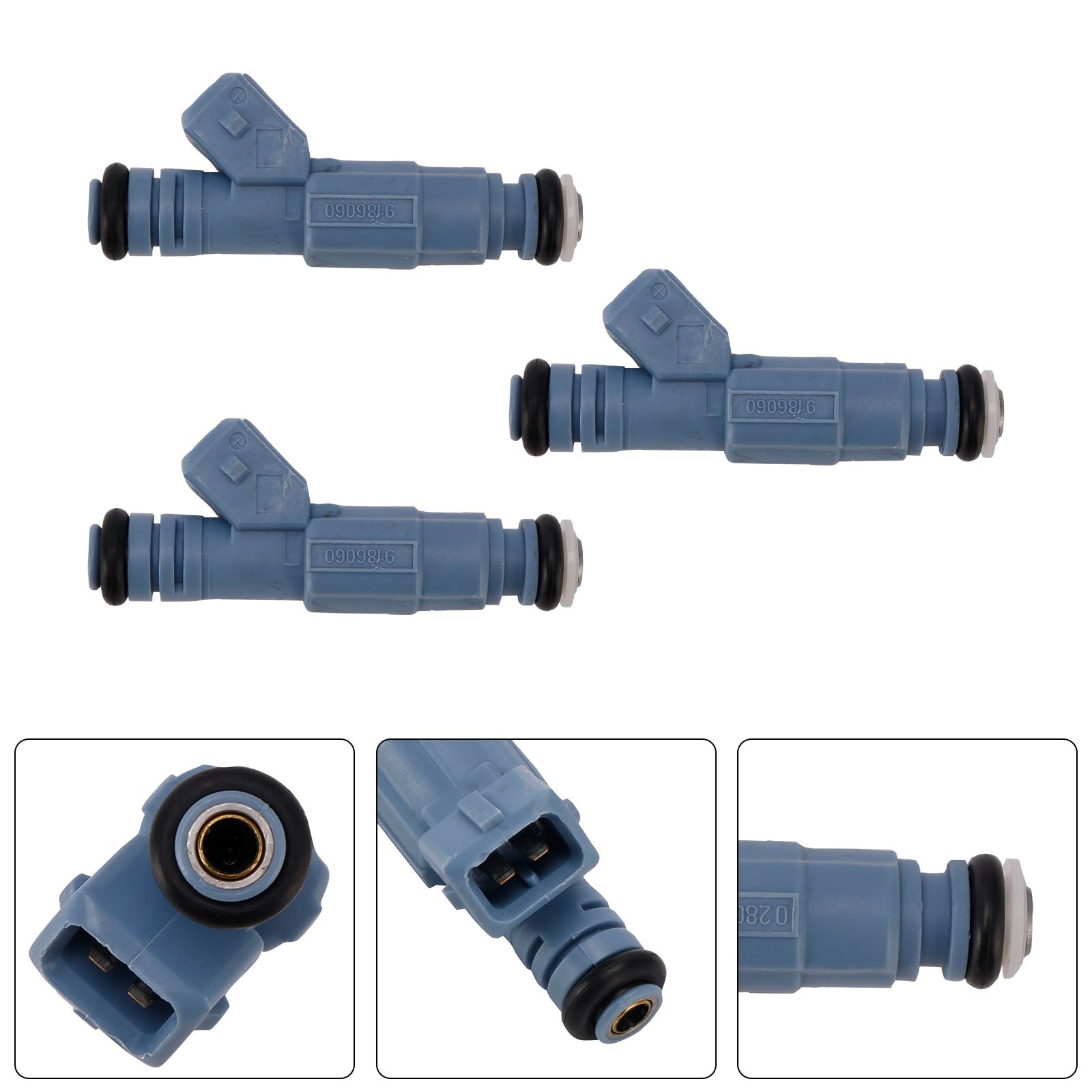 3PC 420874430 Fuel Injectors 0280155830 For Sea-Doo GTI SE GTI 130 06-11