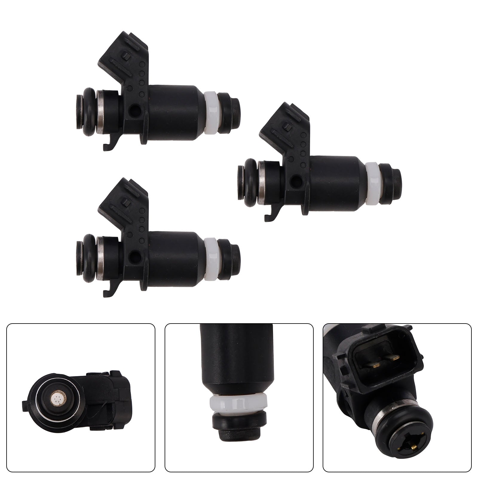 3PC 8M0091784 Fuel Injectors 898101T74 For Mercury Mariner Outboard 25HP 30HP