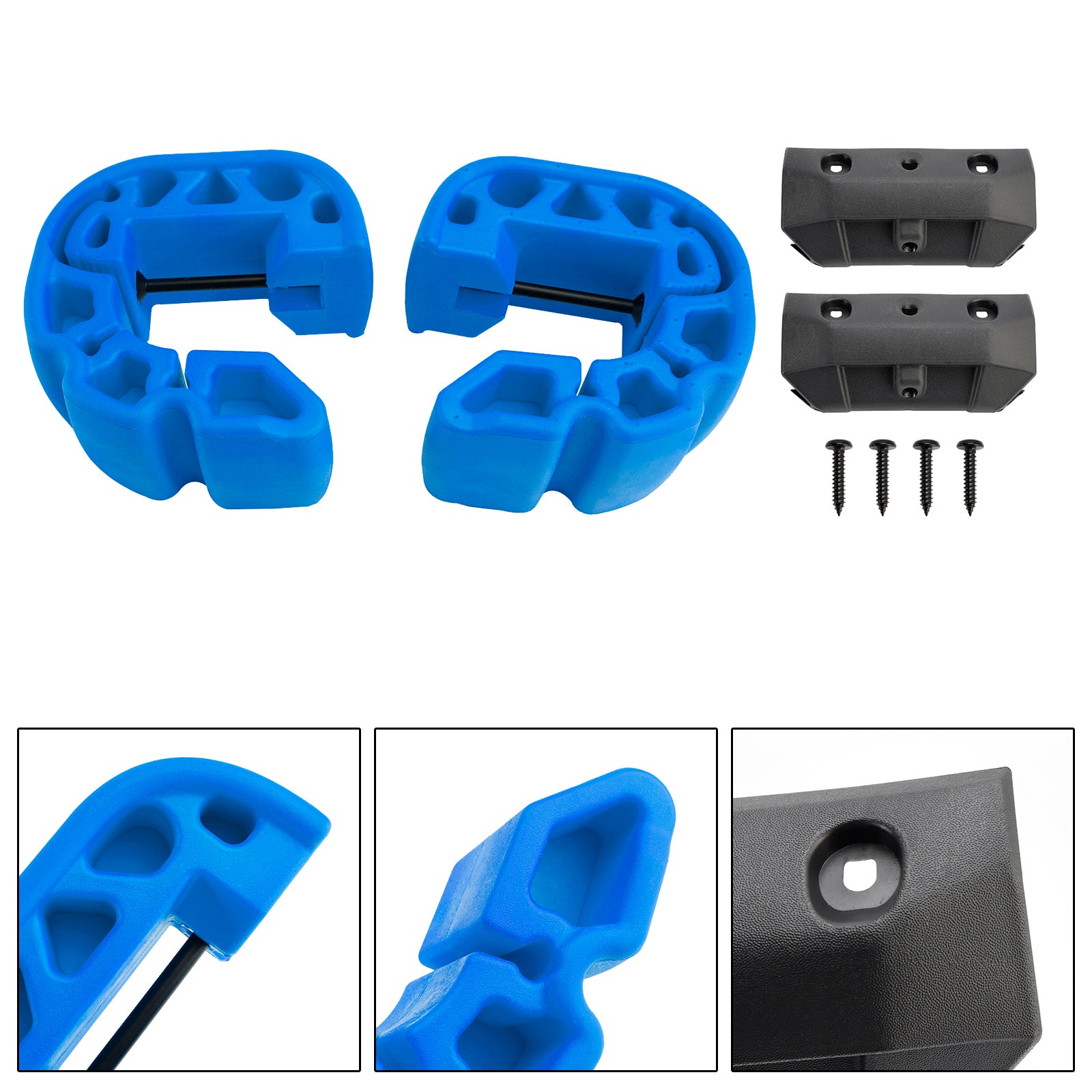 Snap-In Fenders Bumper Anti Crash Kit 295100418 295100729 Blue For Sea-Doo Gtx